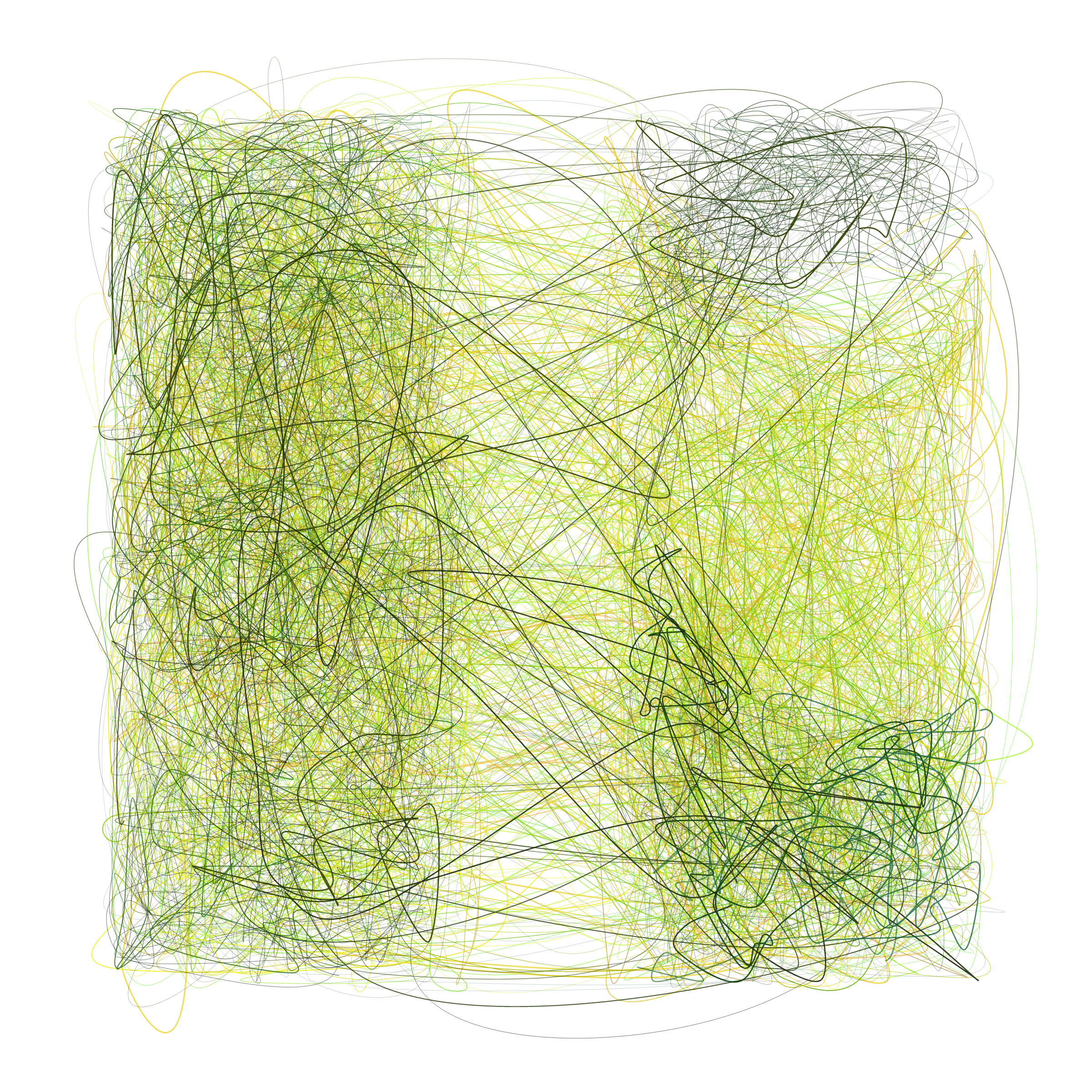 Art Blocks - Art Blocks v2 - Scribbled Boundaries #708 - NFT # 131000708