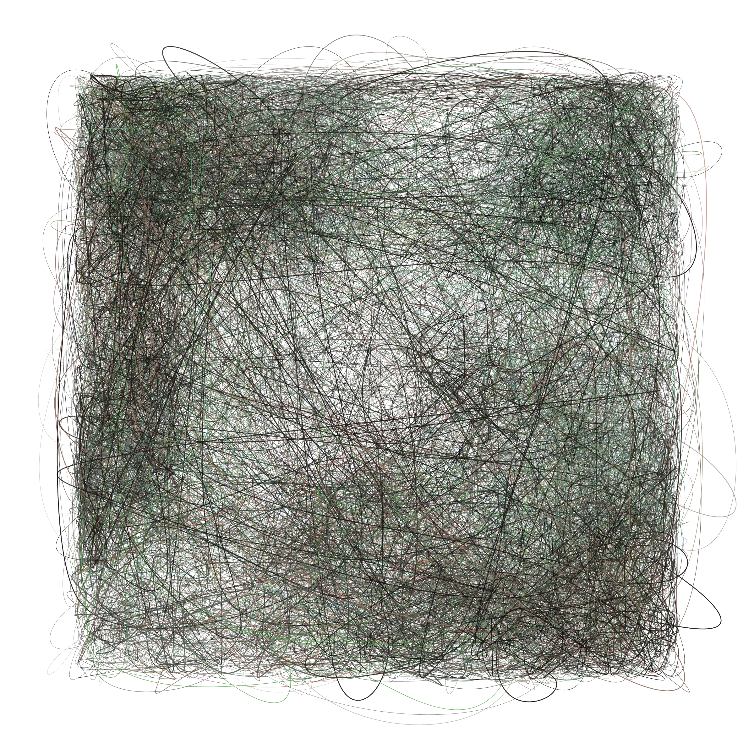 Art Blocks - Art Blocks v2 - Scribbled Boundaries #709 - NFT # 131000709