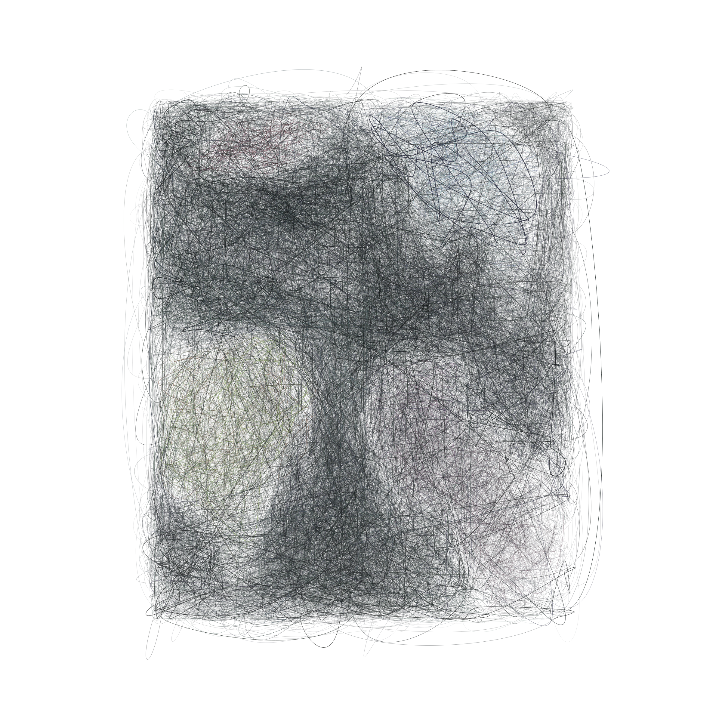 Art Blocks - Art Blocks v2 - Scribbled Boundaries #712 - NFT # 131000712