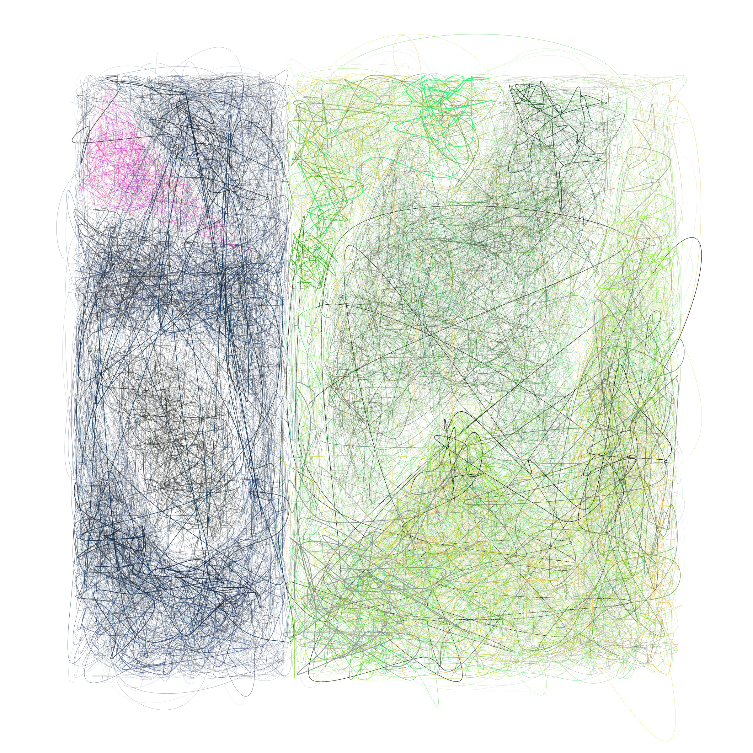 Art Blocks - Art Blocks v2 - Scribbled Boundaries #717 - NFT # 131000717