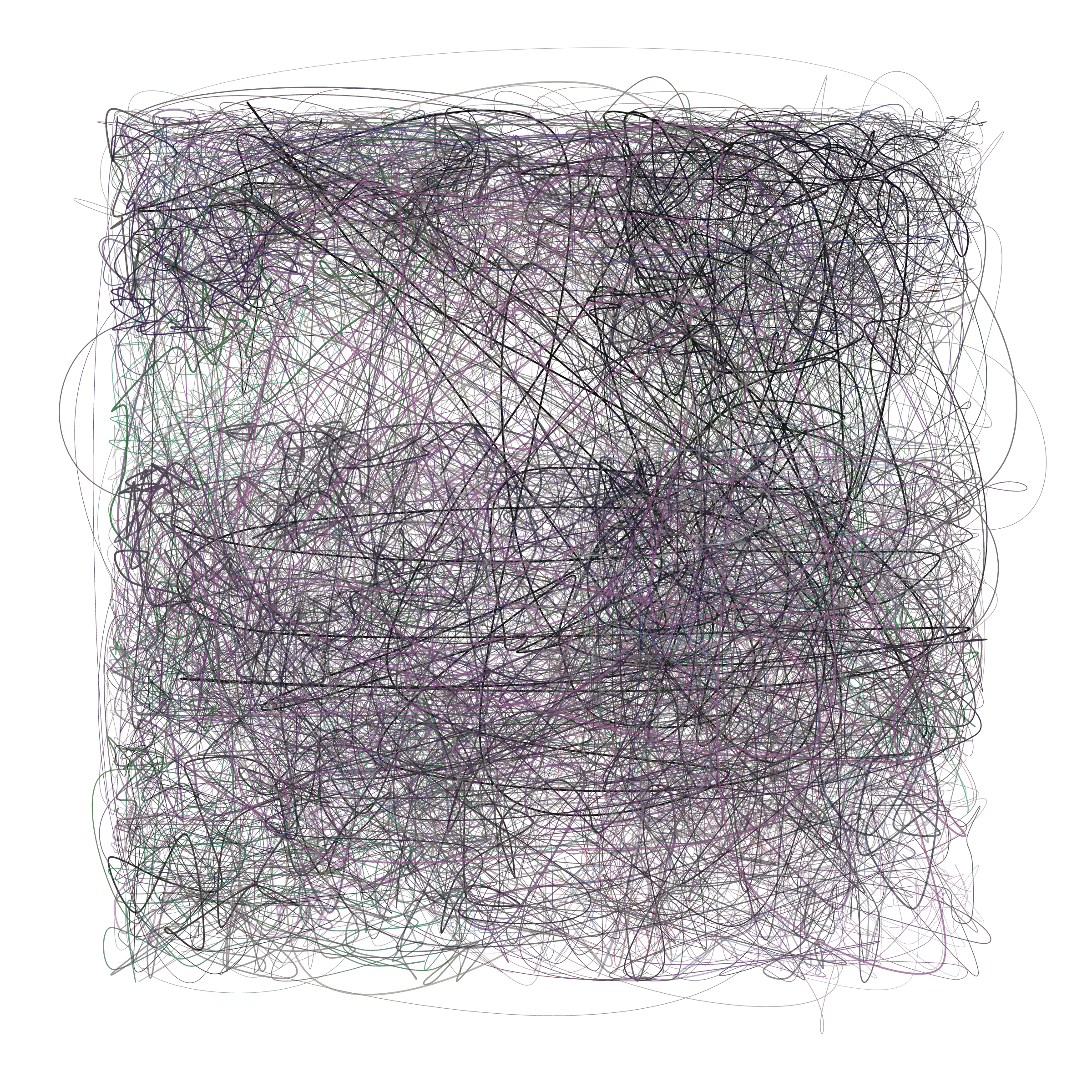 Art Blocks - Art Blocks v2 - Scribbled Boundaries #719 - NFT # 131000719