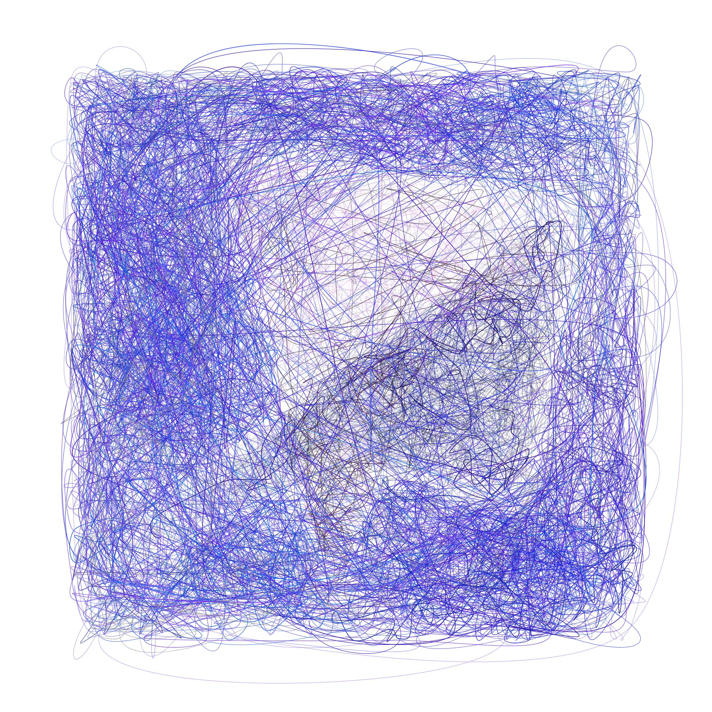 Art Blocks - Art Blocks v2 - Scribbled Boundaries #720 - NFT # 131000720