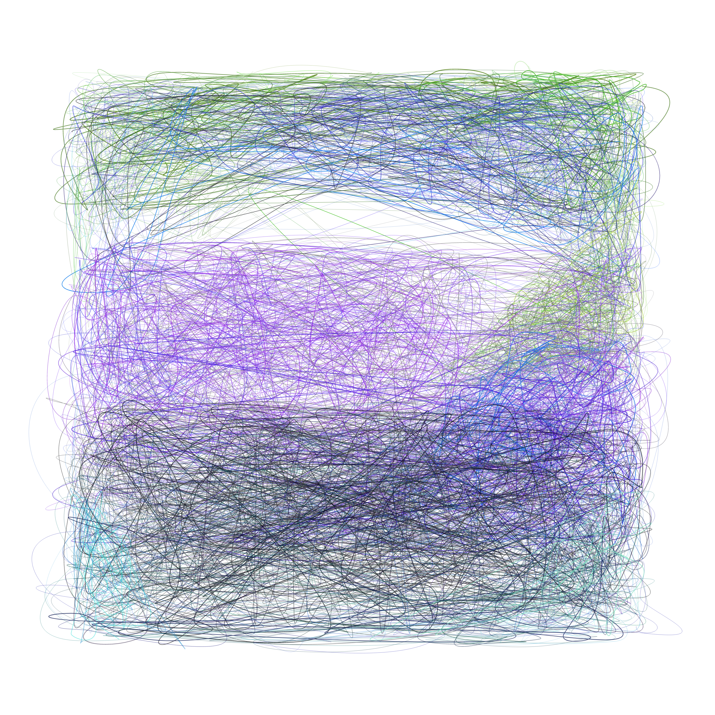 Art Blocks - Art Blocks v2 - Scribbled Boundaries #726 - NFT # 131000726