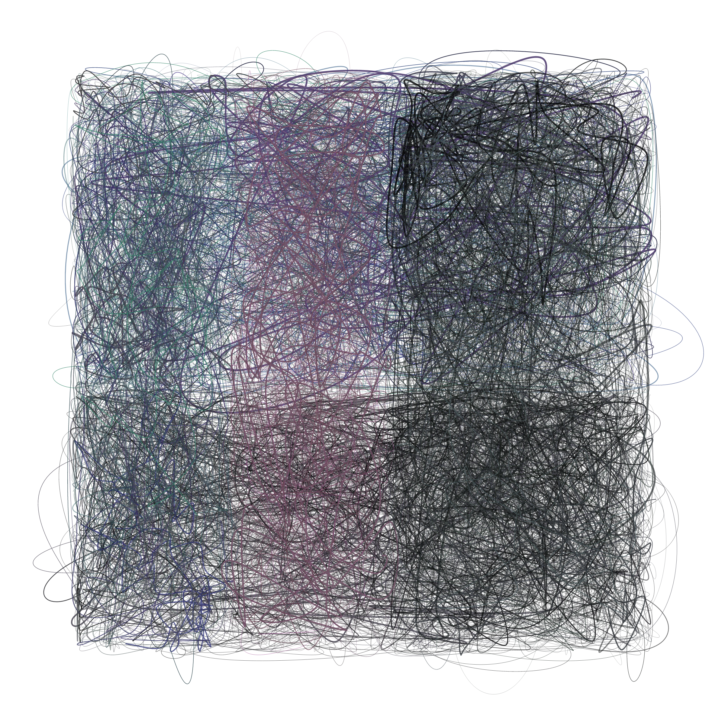 Art Blocks - Art Blocks v2 - Scribbled Boundaries #729 - NFT # 131000729