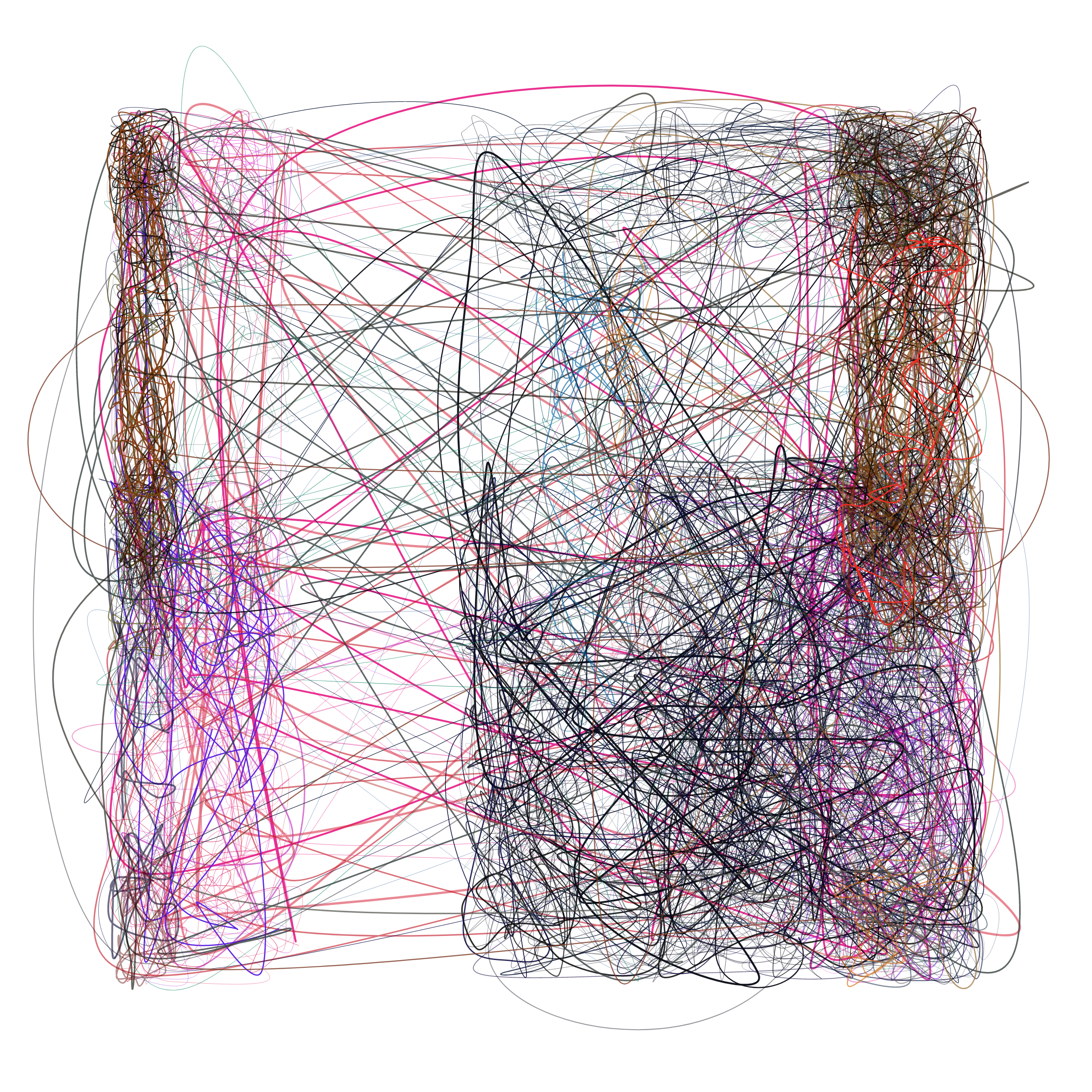 Art Blocks - Art Blocks v2 - Scribbled Boundaries #731 - NFT # 131000731