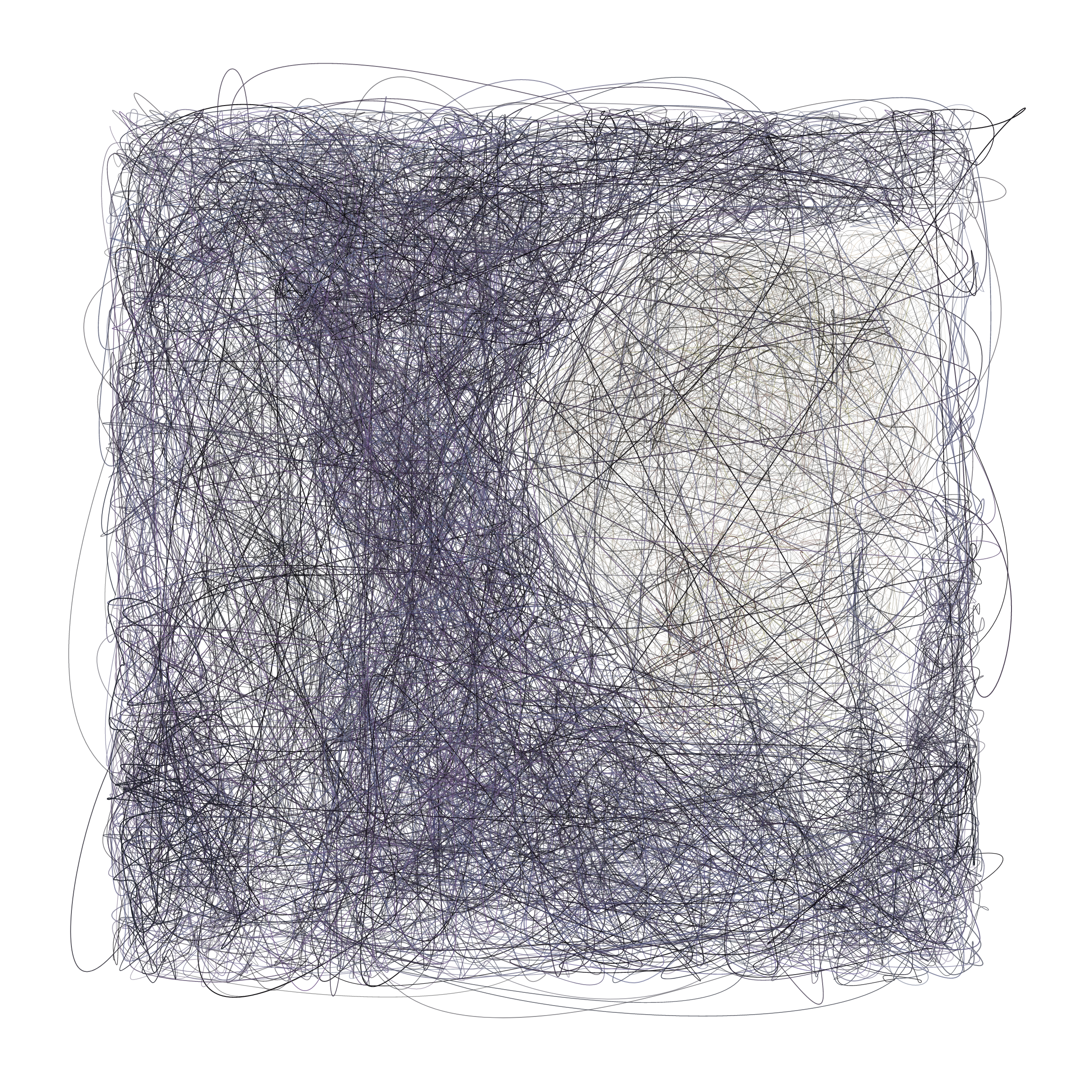 Art Blocks - Art Blocks v2 - Scribbled Boundaries #732 - NFT # 131000732