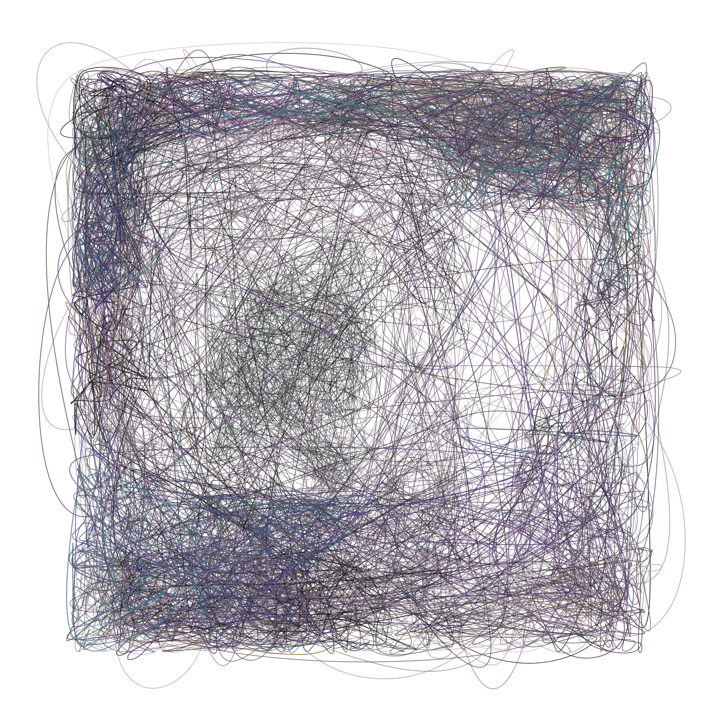 Art Blocks - Art Blocks v2 - Scribbled Boundaries #737 - NFT # 131000737