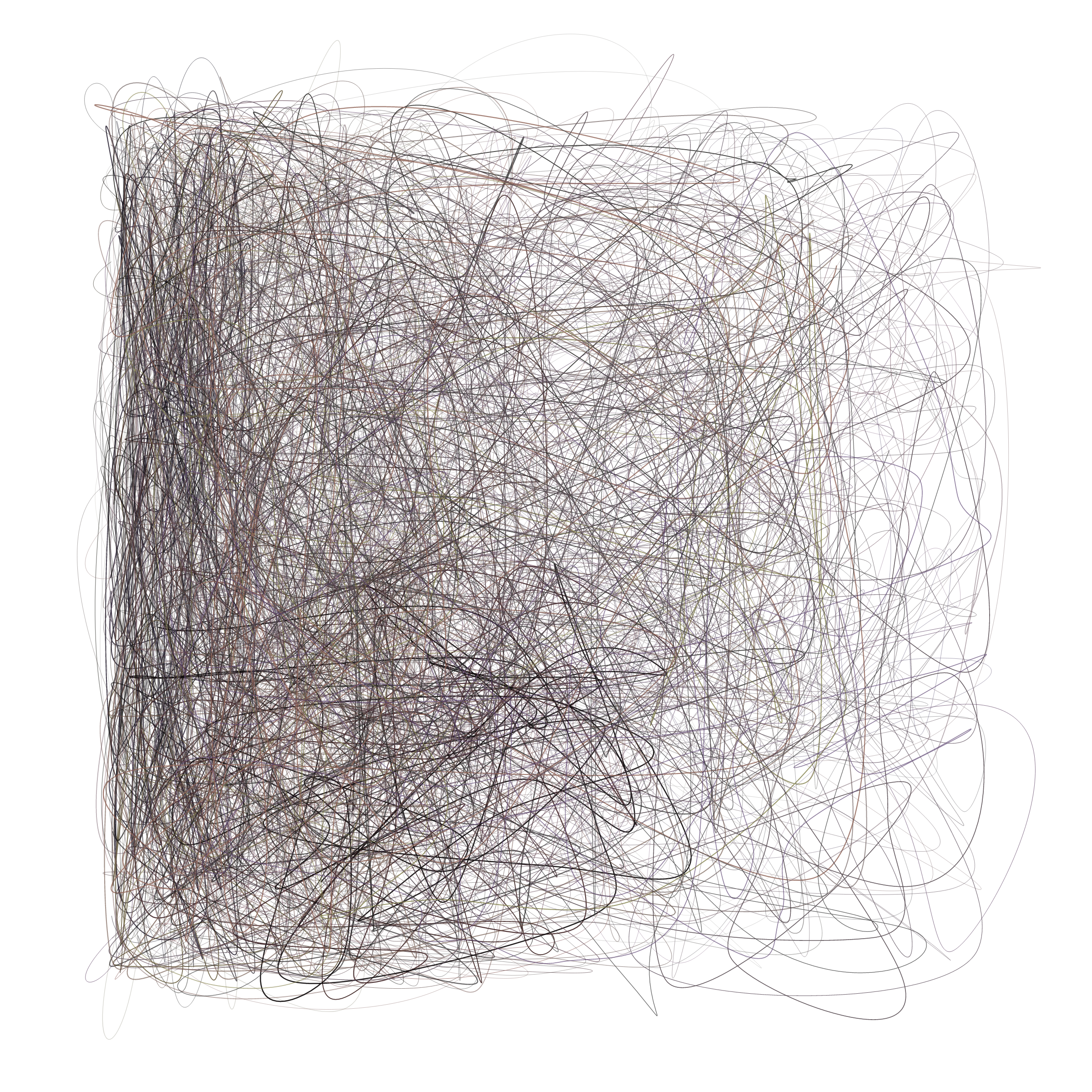 Art Blocks - Art Blocks v2 - Scribbled Boundaries #740 - NFT # 131000740