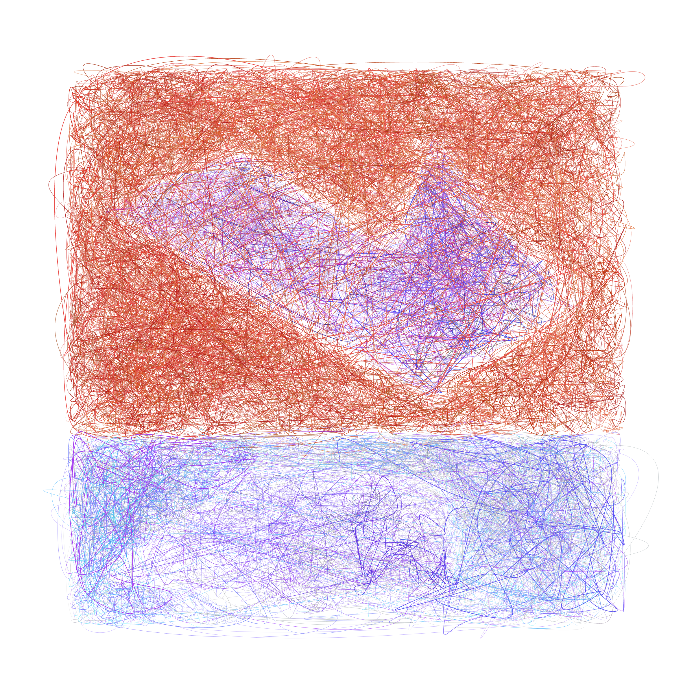 Art Blocks - Art Blocks v2 - Scribbled Boundaries #741 - NFT # 131000741