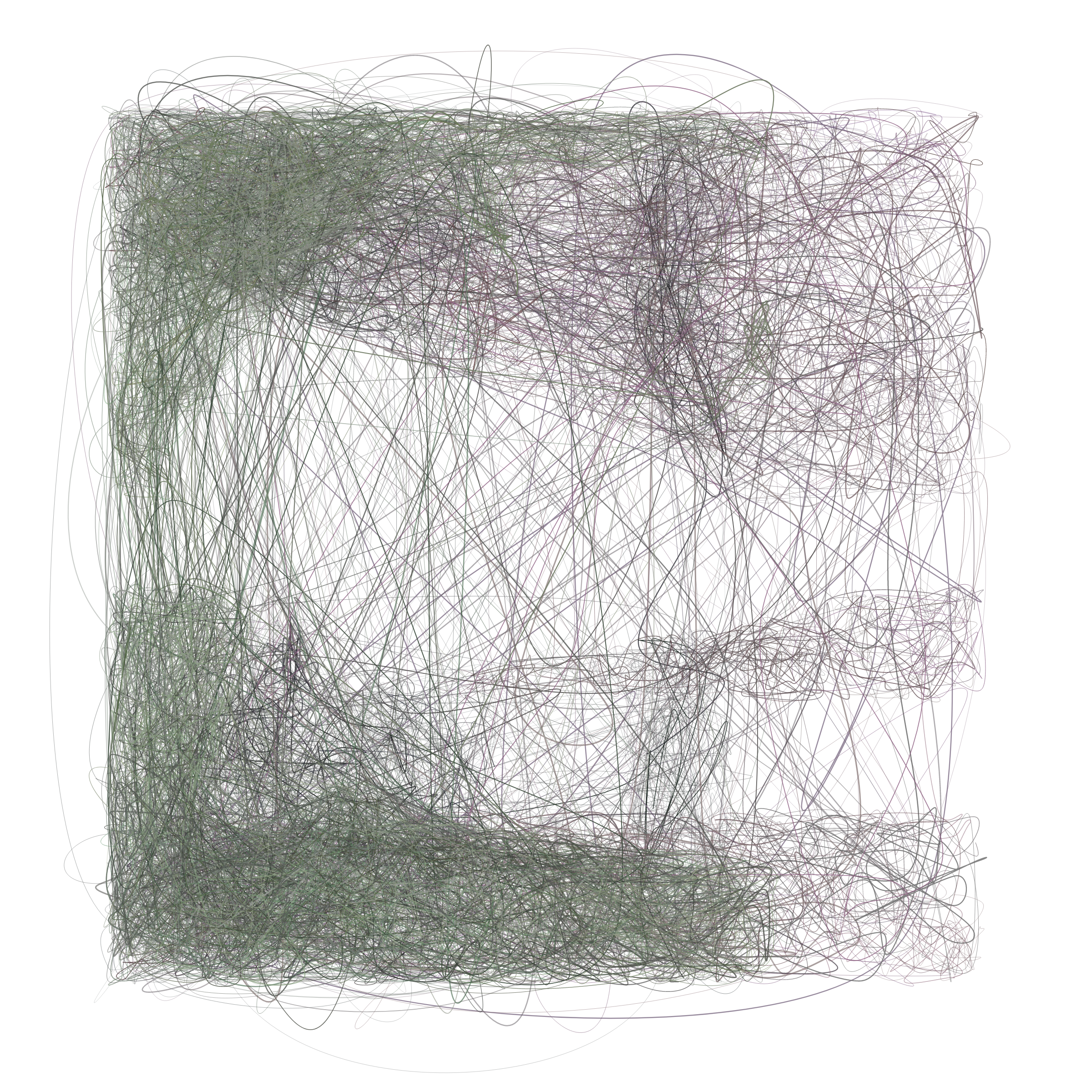 Art Blocks - Art Blocks v2 - Scribbled Boundaries #742 - NFT # 131000742