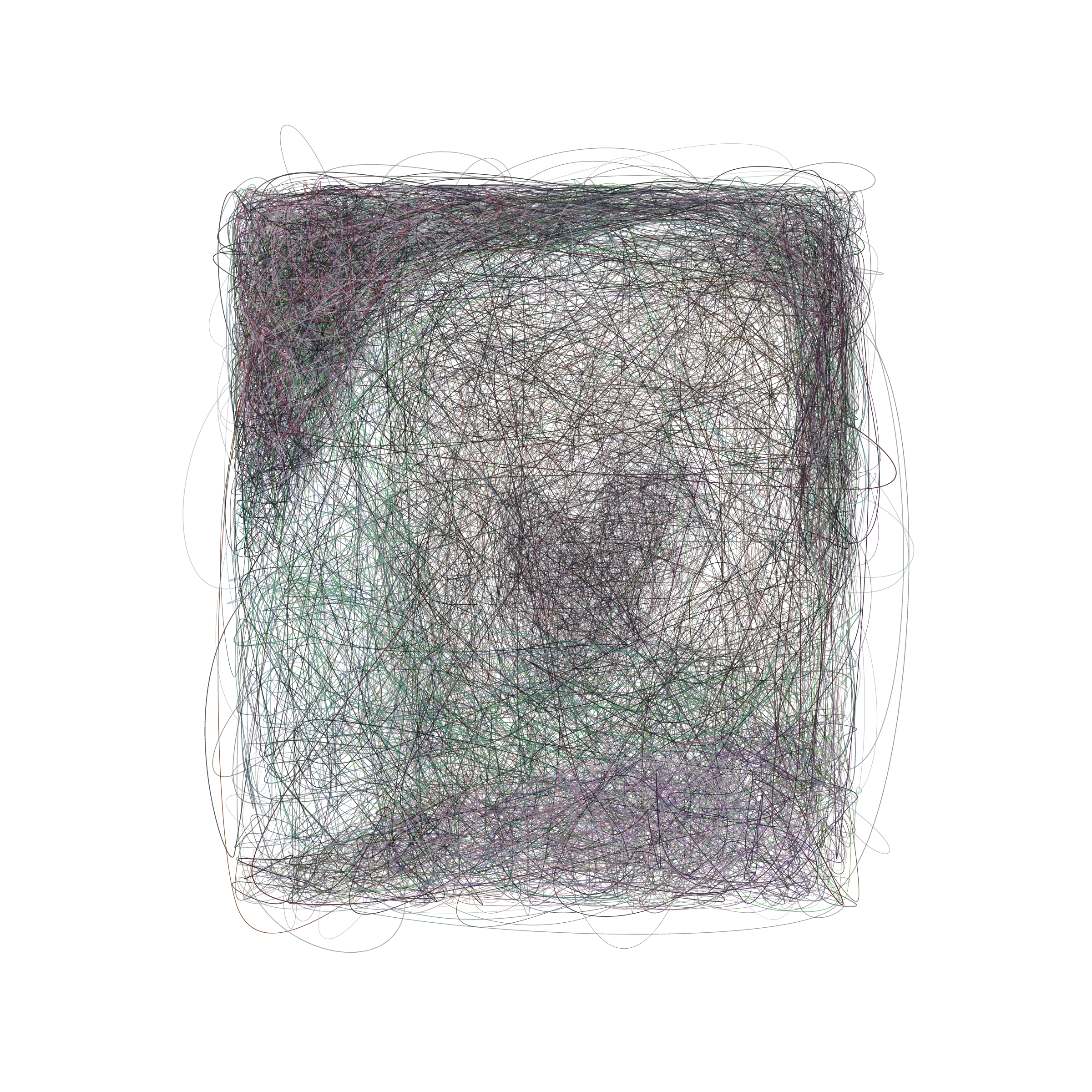 Art Blocks - Art Blocks v2 - Scribbled Boundaries #745 - NFT # 131000745