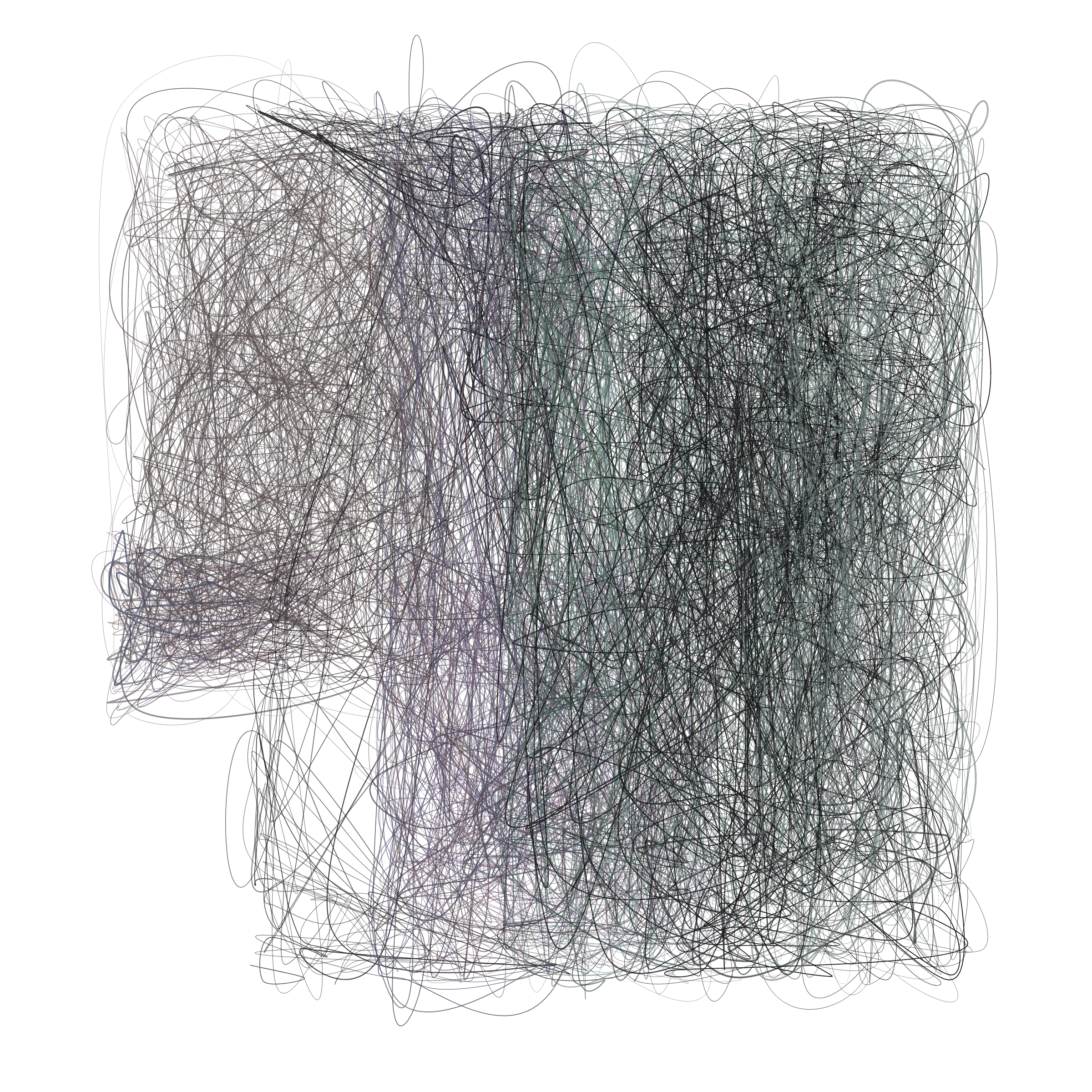 Art Blocks - Art Blocks v2 - Scribbled Boundaries #747 - NFT # 131000747