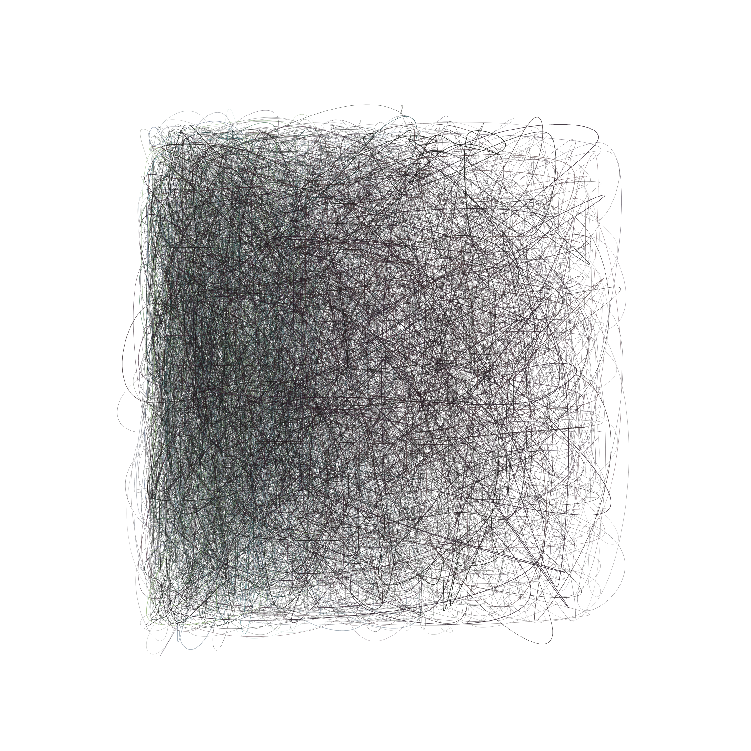 Art Blocks - Art Blocks v2 - Scribbled Boundaries #752 - NFT # 131000752