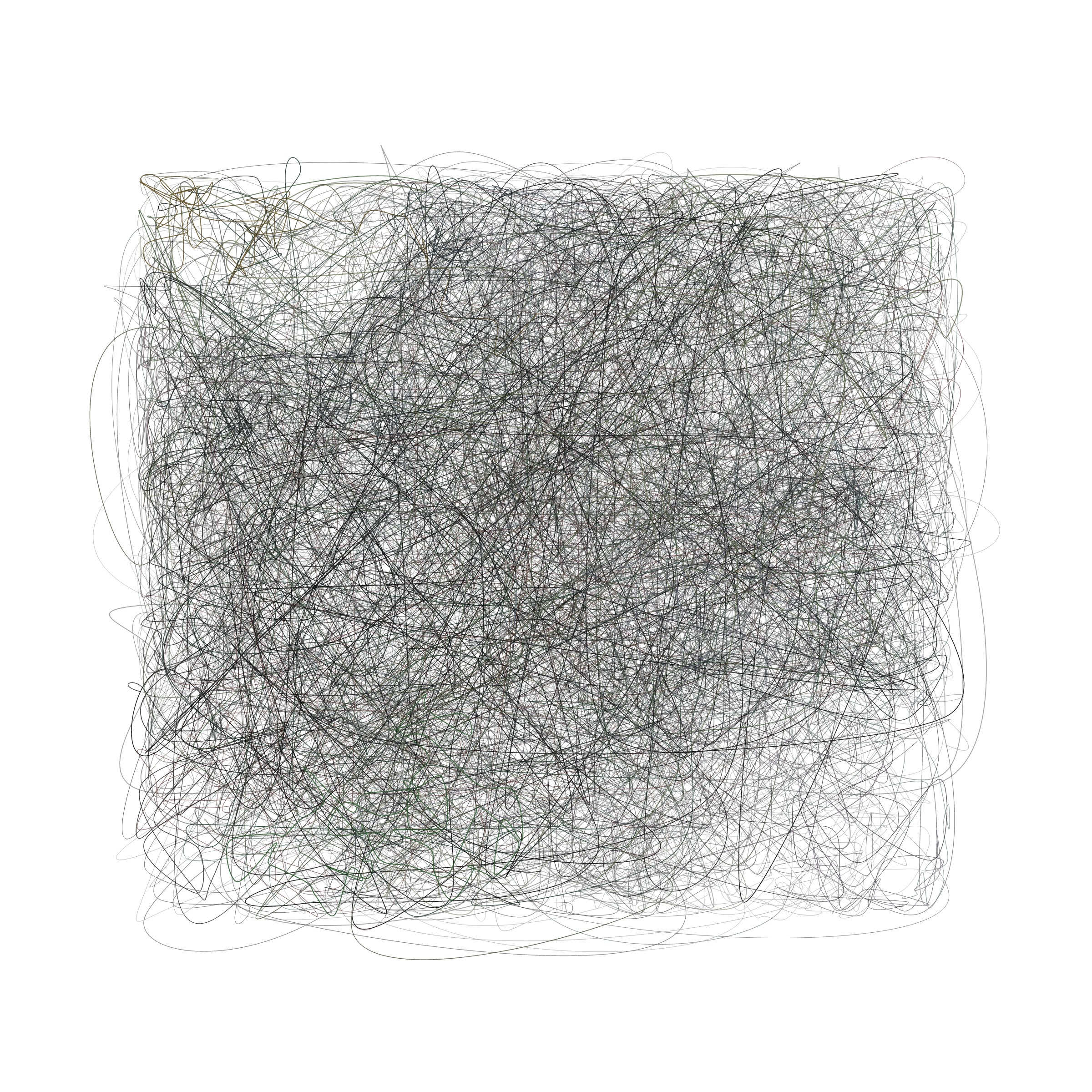 Art Blocks - Art Blocks v2 - Scribbled Boundaries #754 - NFT # 131000754