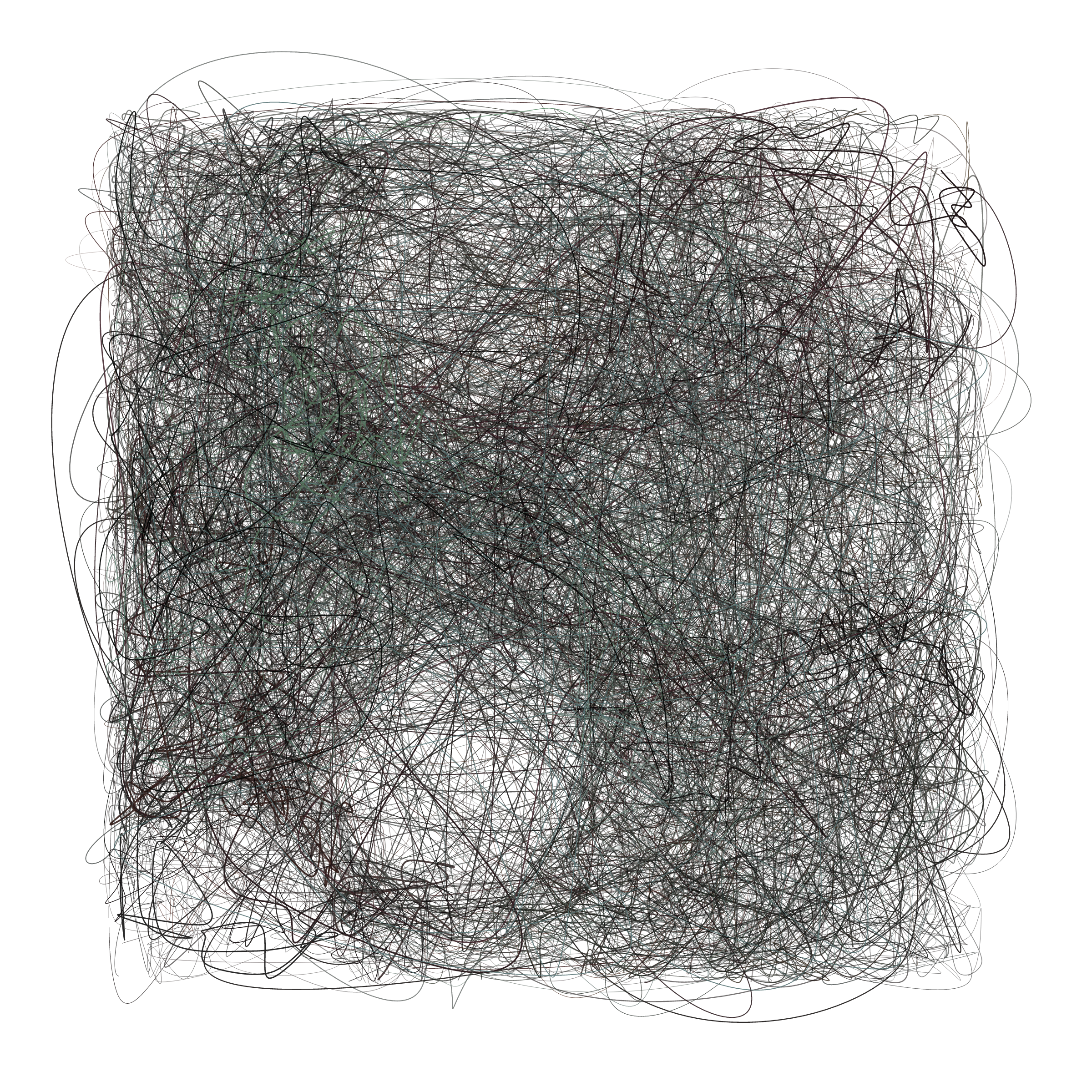 Art Blocks - Art Blocks v2 - Scribbled Boundaries #755 - NFT # 131000755