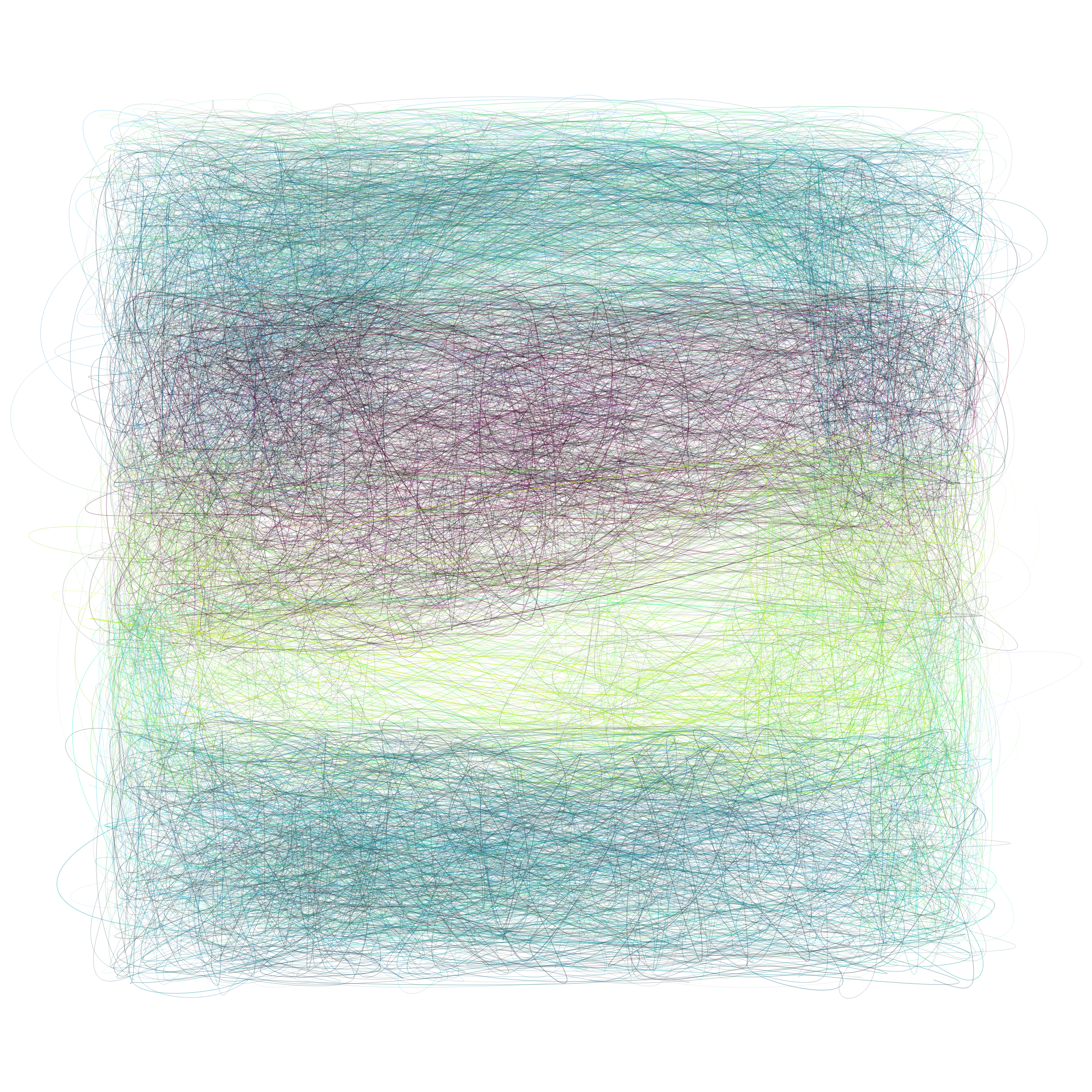 Art Blocks - Art Blocks v2 - Scribbled Boundaries #763 - NFT # 131000763