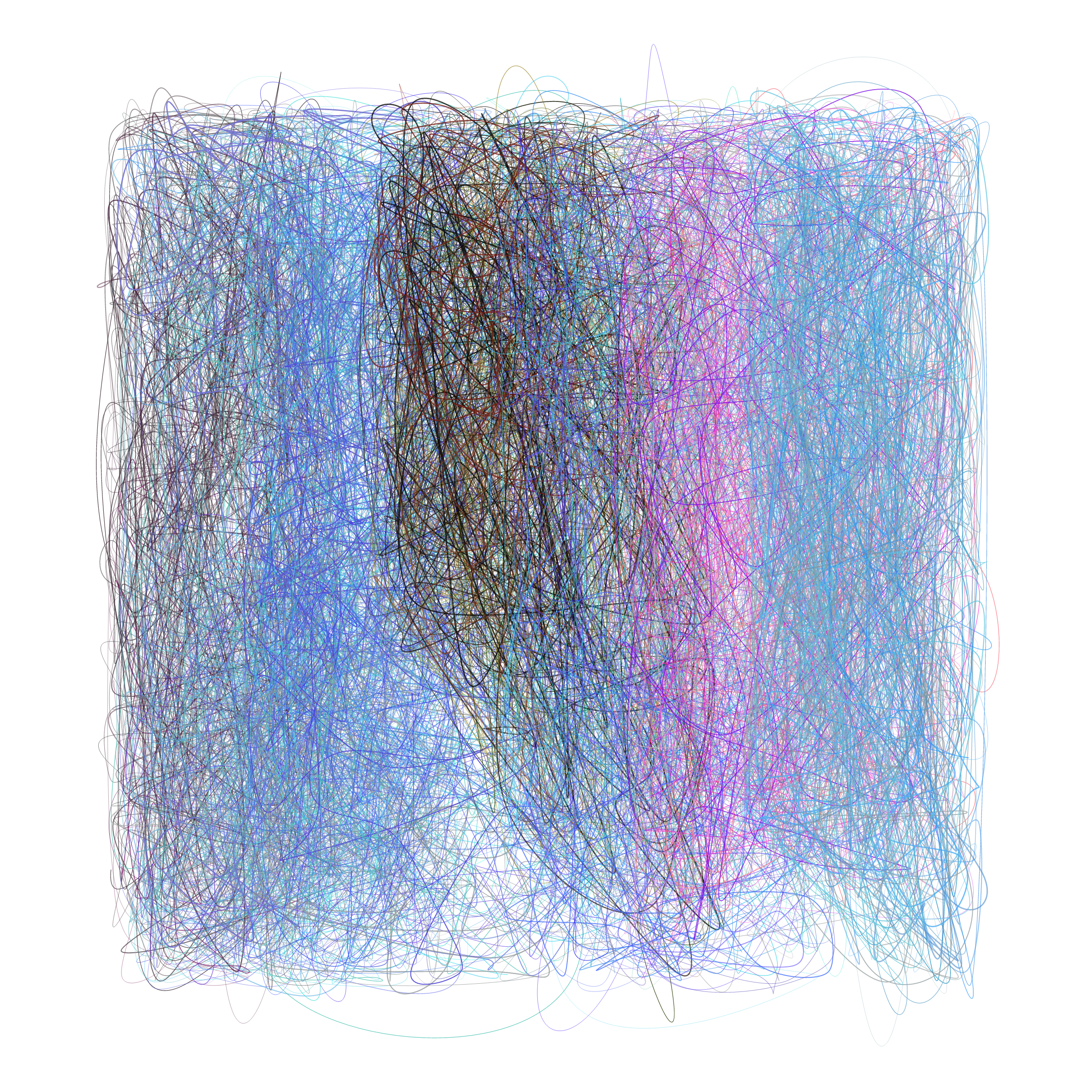 Art Blocks - Art Blocks v2 - Scribbled Boundaries #765 - NFT # 131000765