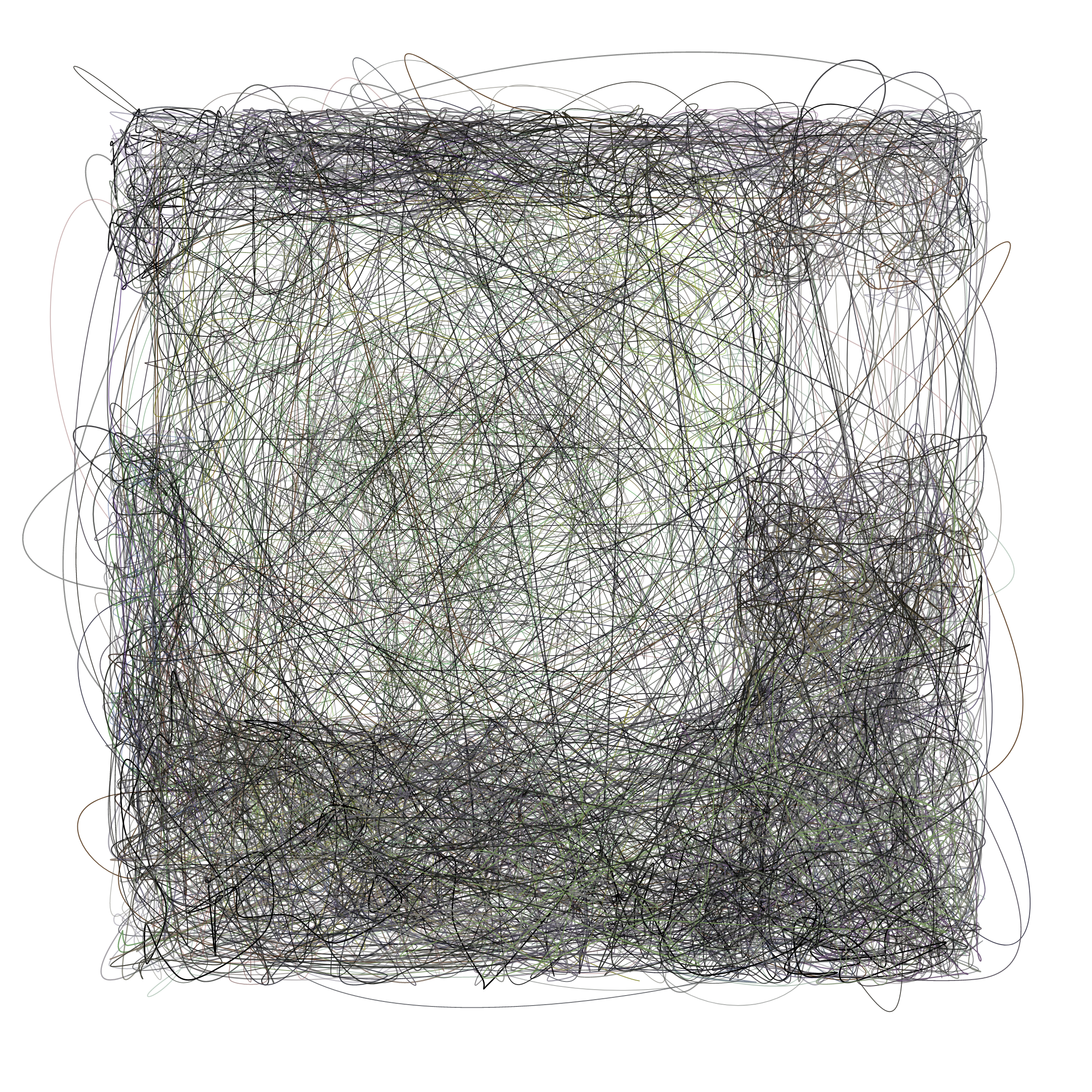 Art Blocks - Art Blocks v2 - Scribbled Boundaries #766 - NFT # 131000766