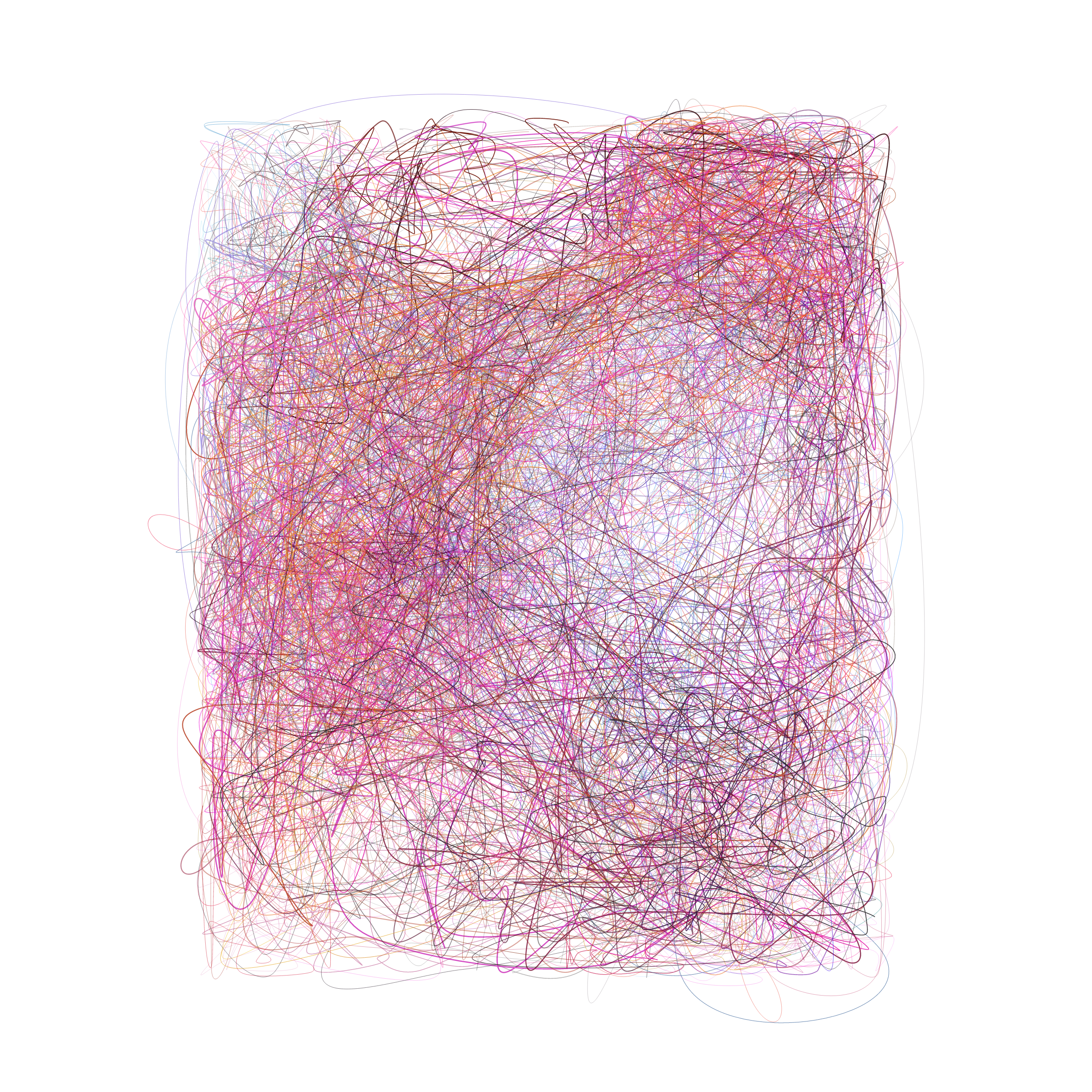 Art Blocks - Art Blocks v2 - Scribbled Boundaries #773 - NFT # 131000773