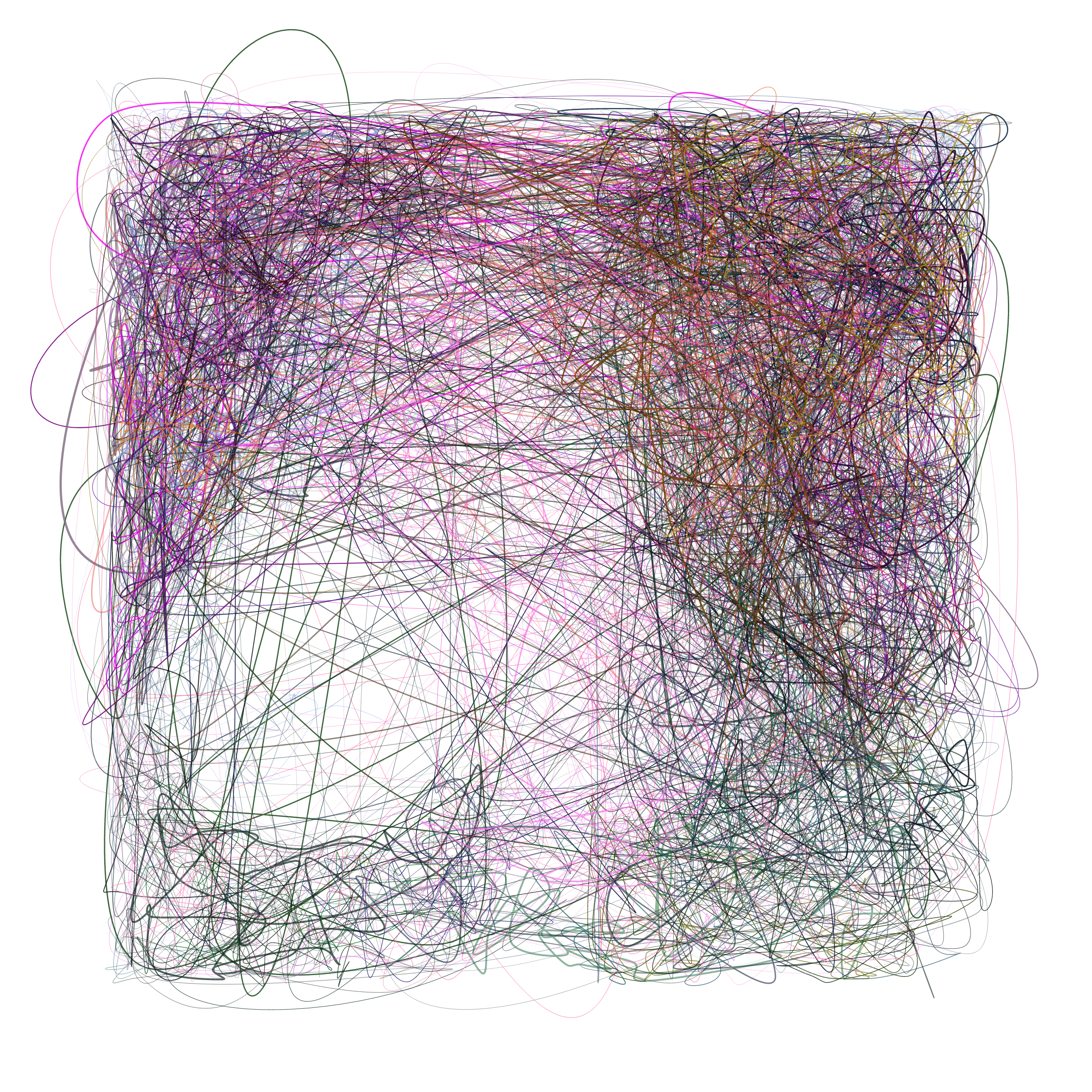 Art Blocks - Art Blocks v2 - Scribbled Boundaries #774 - NFT # 131000774