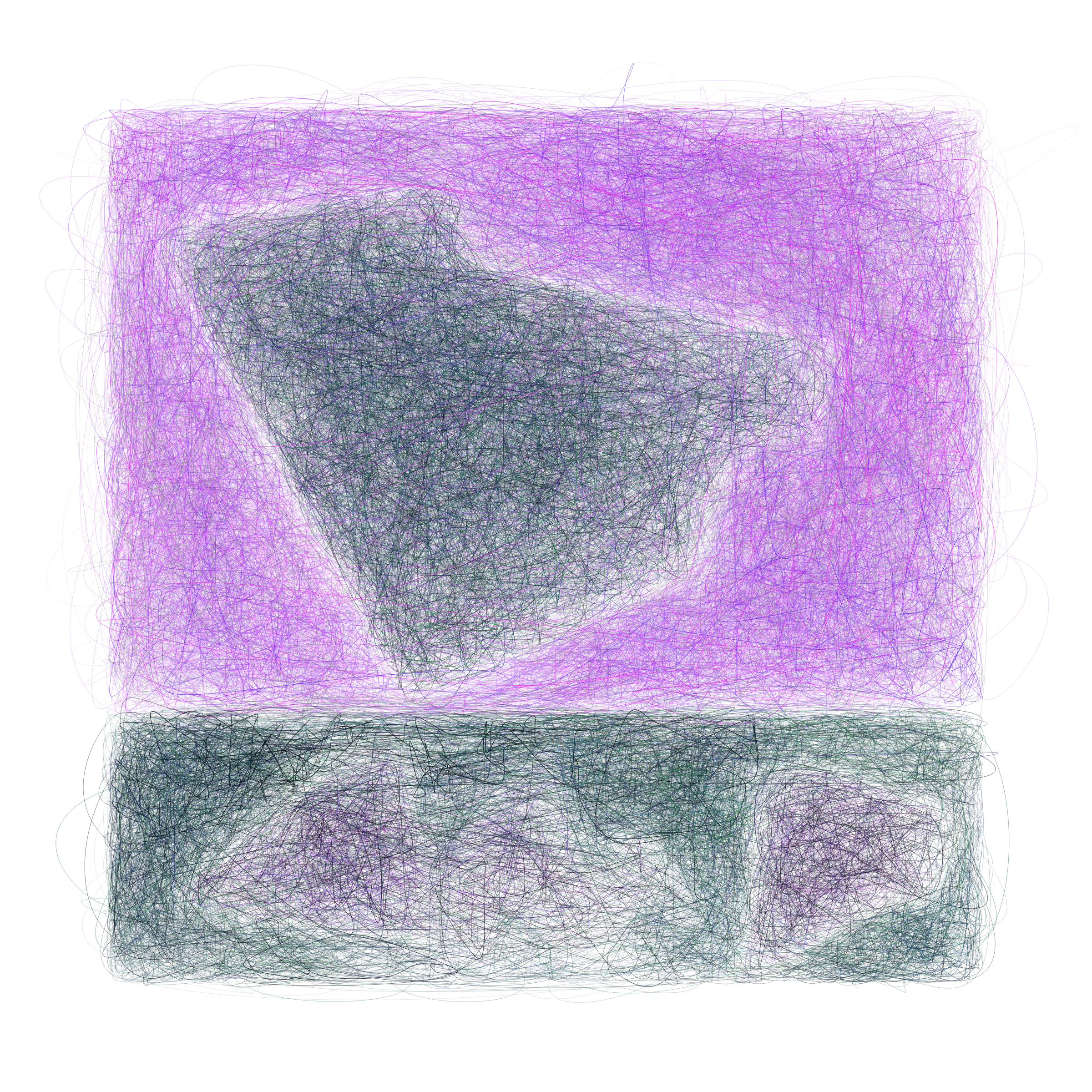 Art Blocks - Art Blocks v2 - Scribbled Boundaries #775 - NFT # 131000775