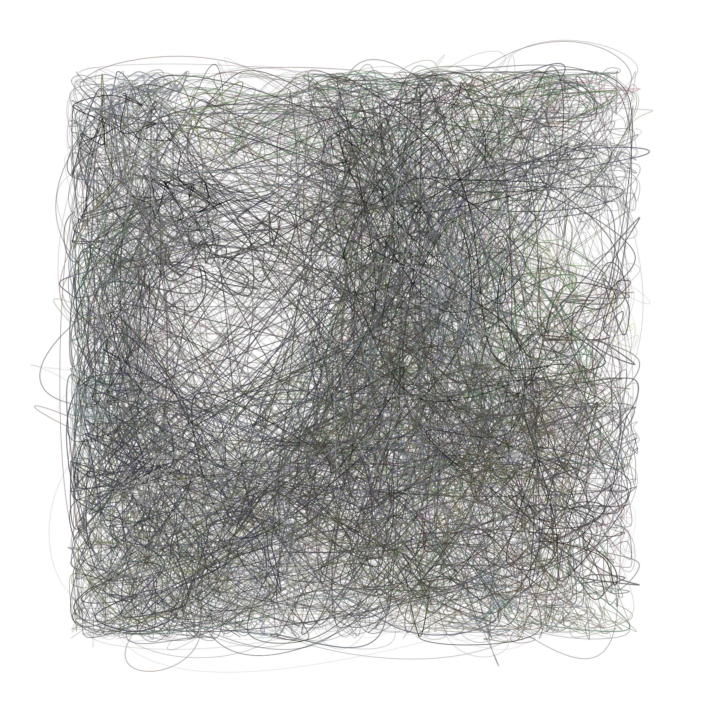 Art Blocks - Art Blocks v2 - Scribbled Boundaries #780 - NFT # 131000780