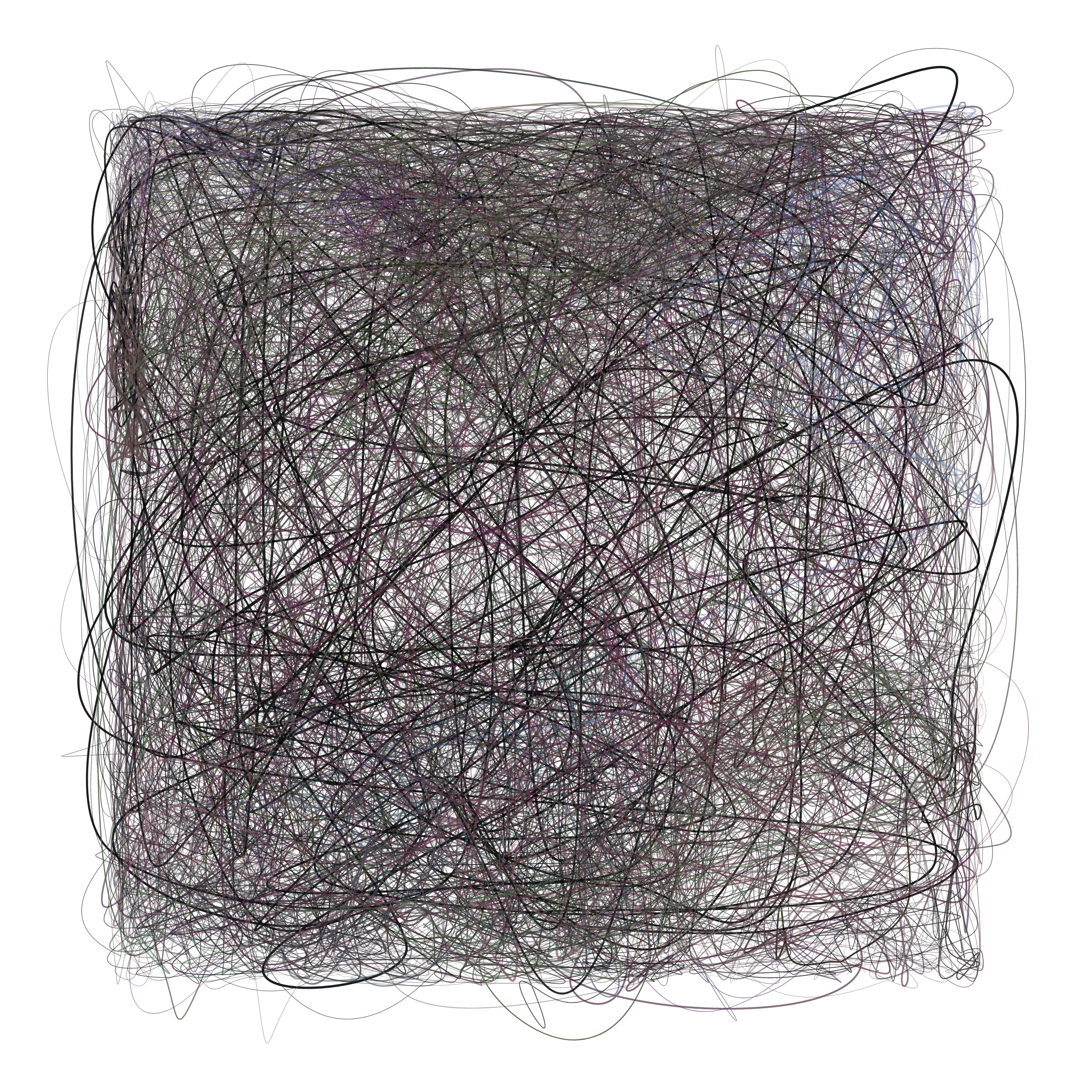 Art Blocks - Art Blocks v2 - Scribbled Boundaries #783 - NFT # 131000783