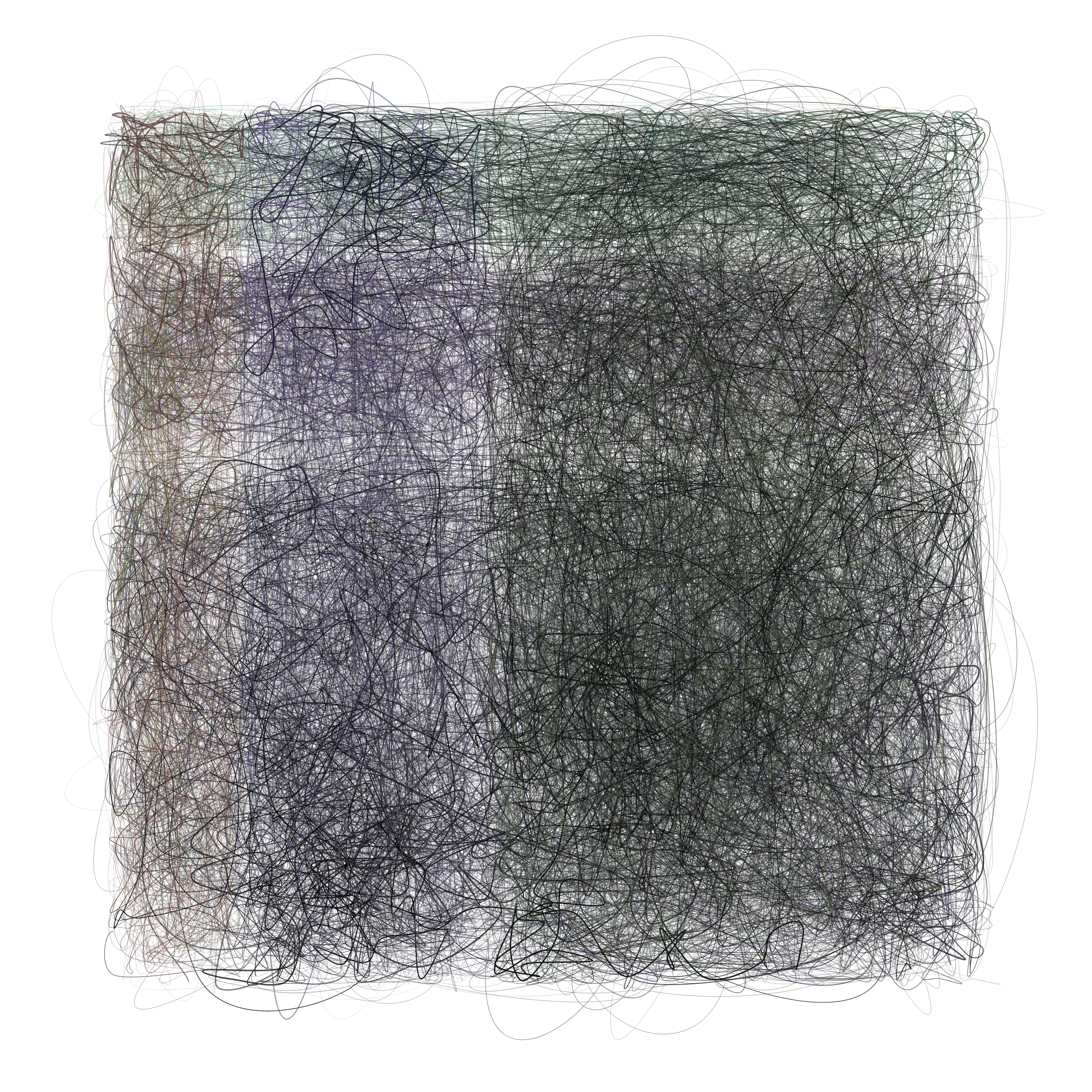 Art Blocks - Art Blocks v2 - Scribbled Boundaries #784 - NFT # 131000784