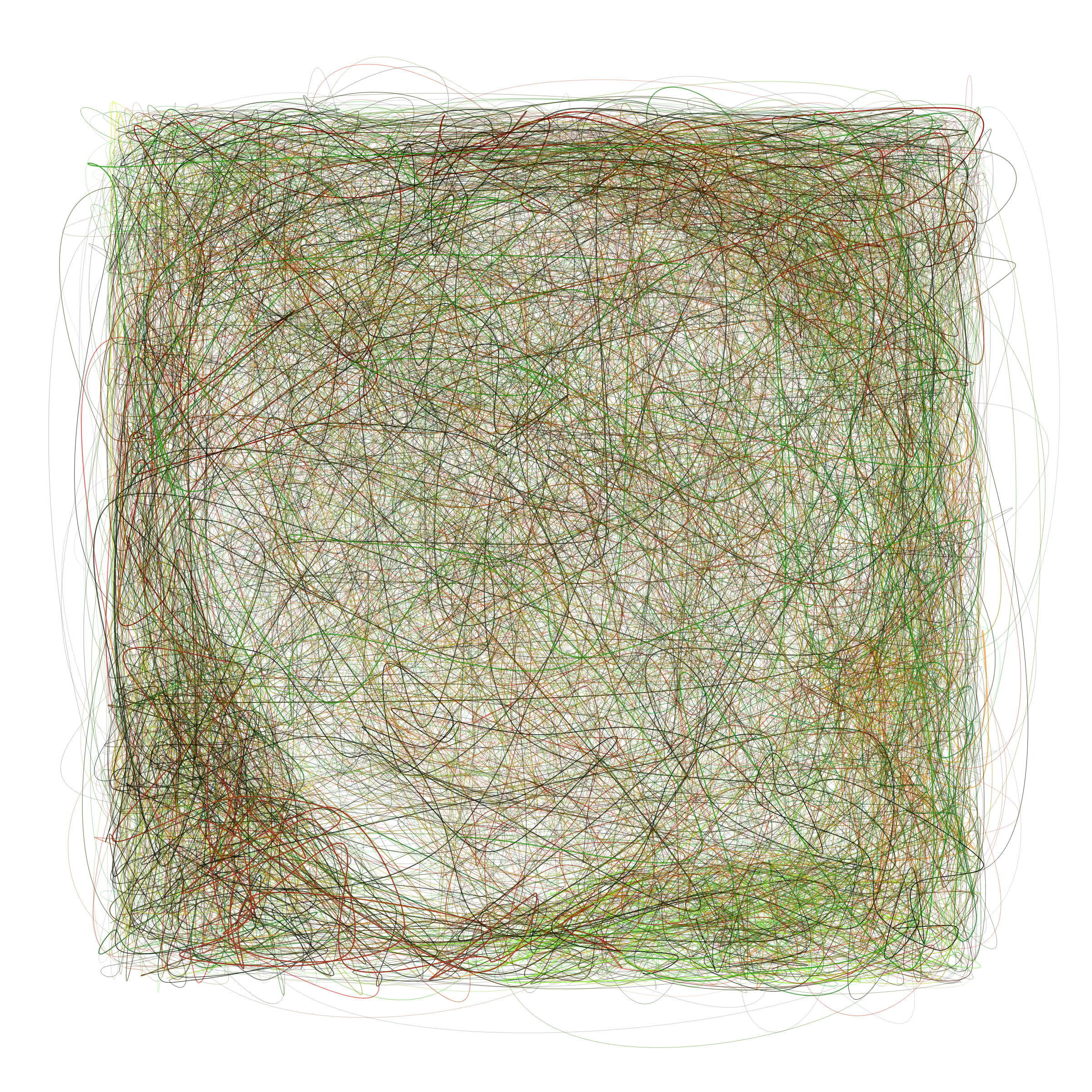 Art Blocks - Art Blocks v2 - Scribbled Boundaries #785 - NFT # 131000785