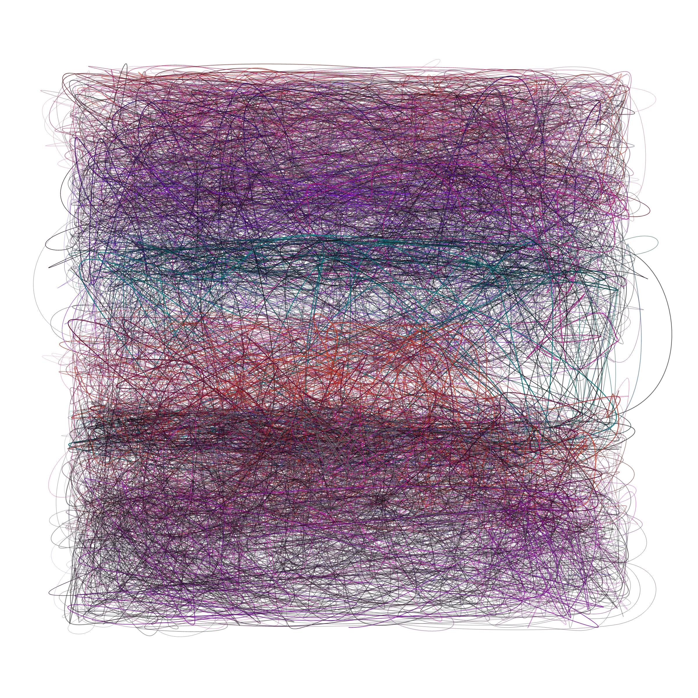 Art Blocks - Art Blocks v2 - Scribbled Boundaries #786 - NFT # 131000786