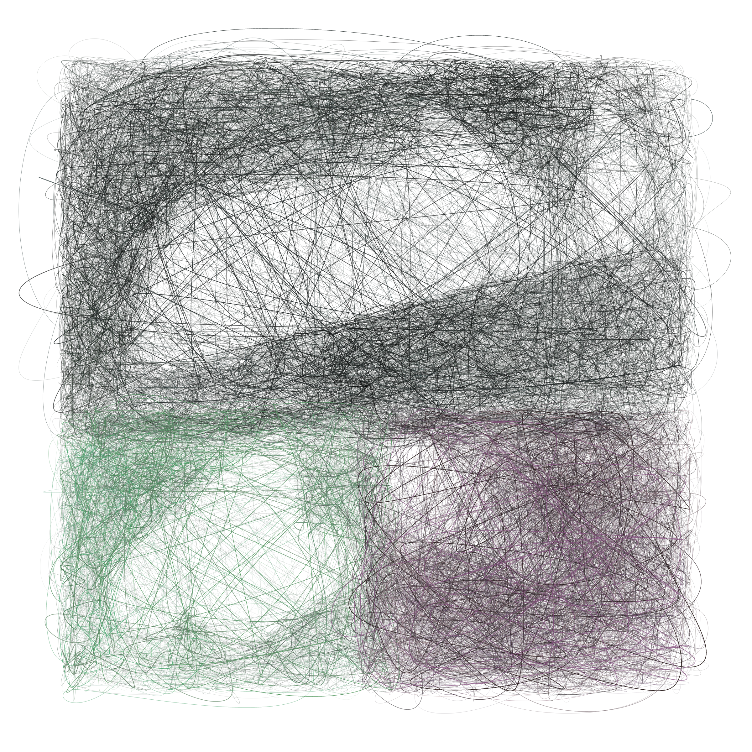 Art Blocks - Art Blocks v2 - Scribbled Boundaries #792 - NFT # 131000792