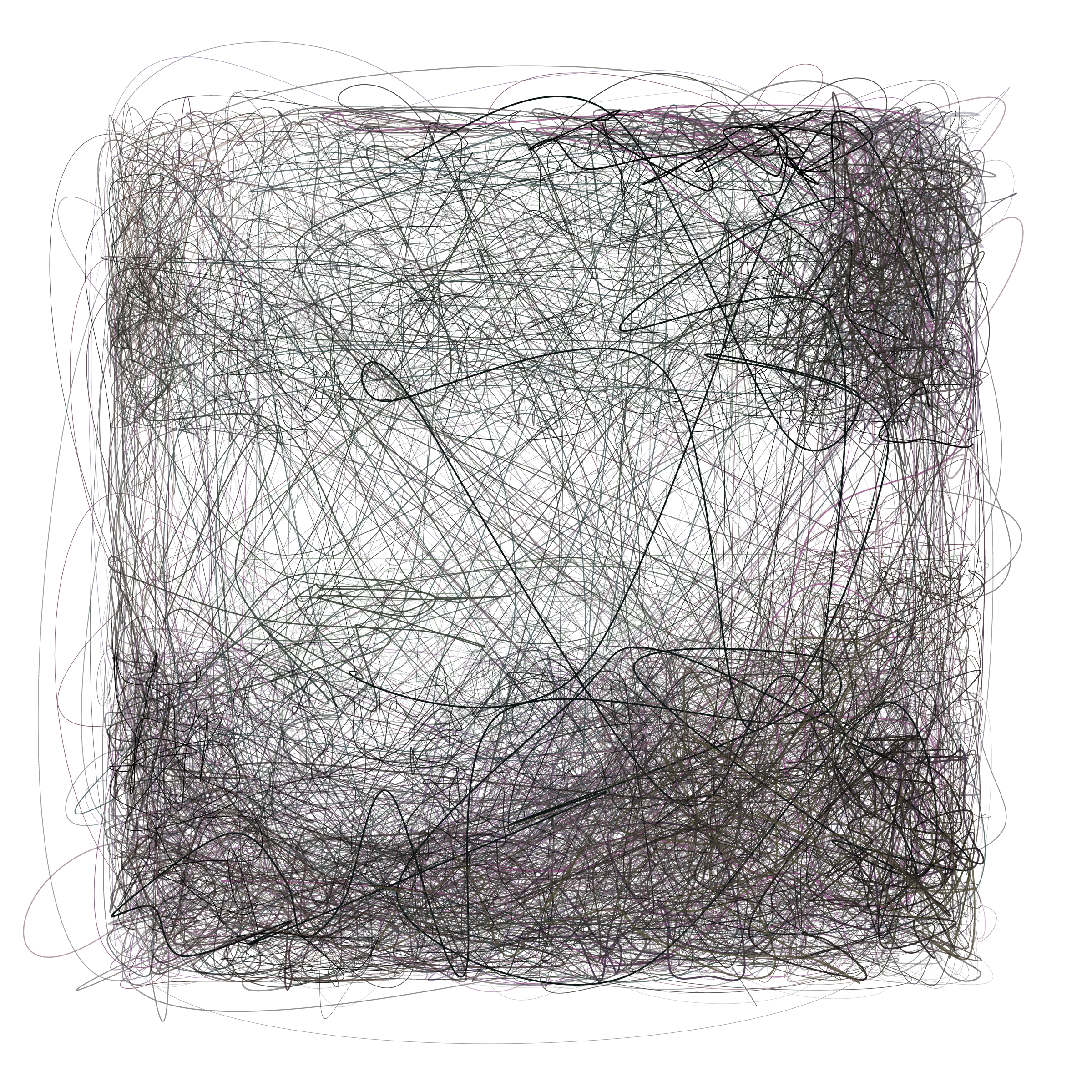 Art Blocks - Art Blocks v2 - Scribbled Boundaries #796 - NFT # 131000796