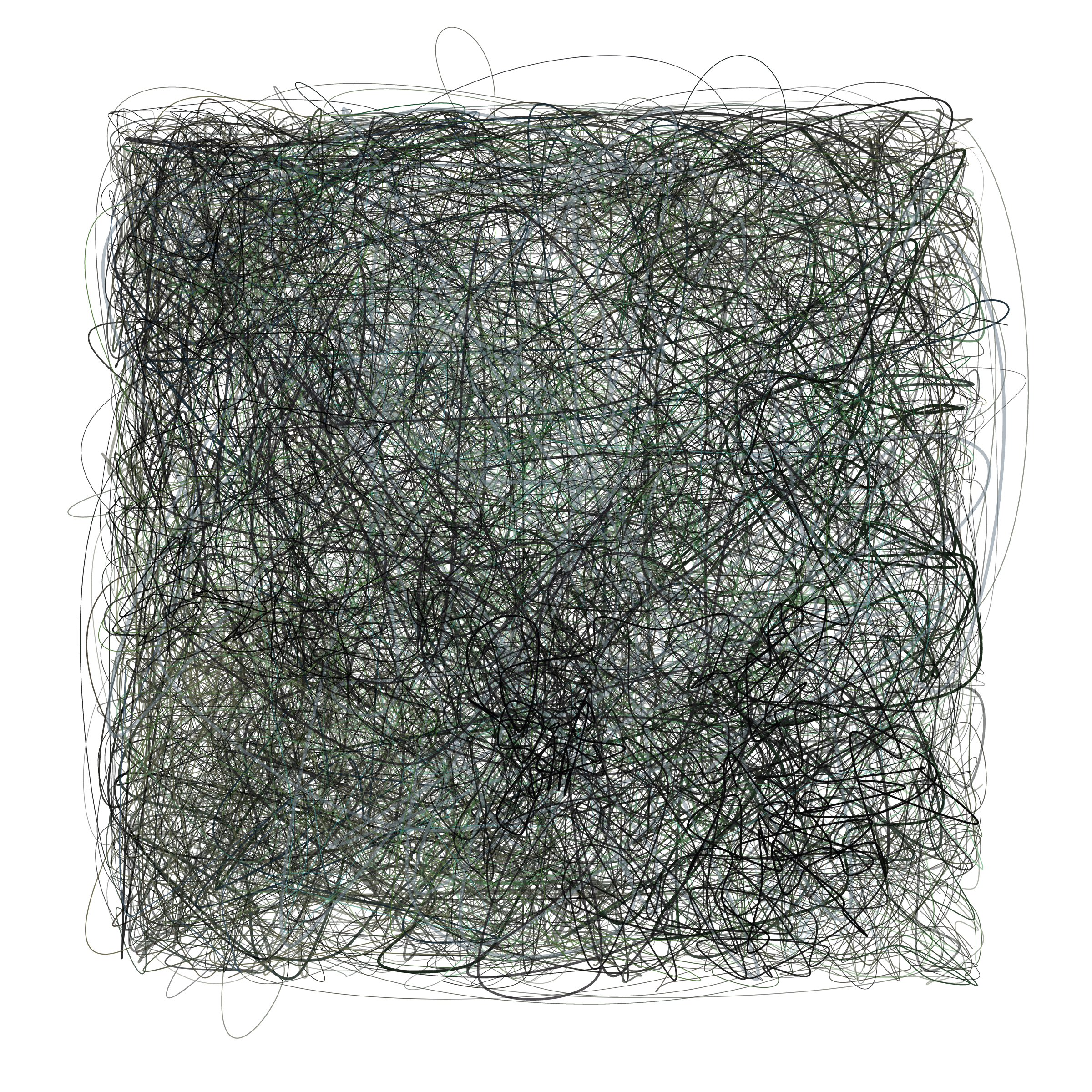 Art Blocks - Art Blocks v2 - Scribbled Boundaries #800 - NFT # 131000800