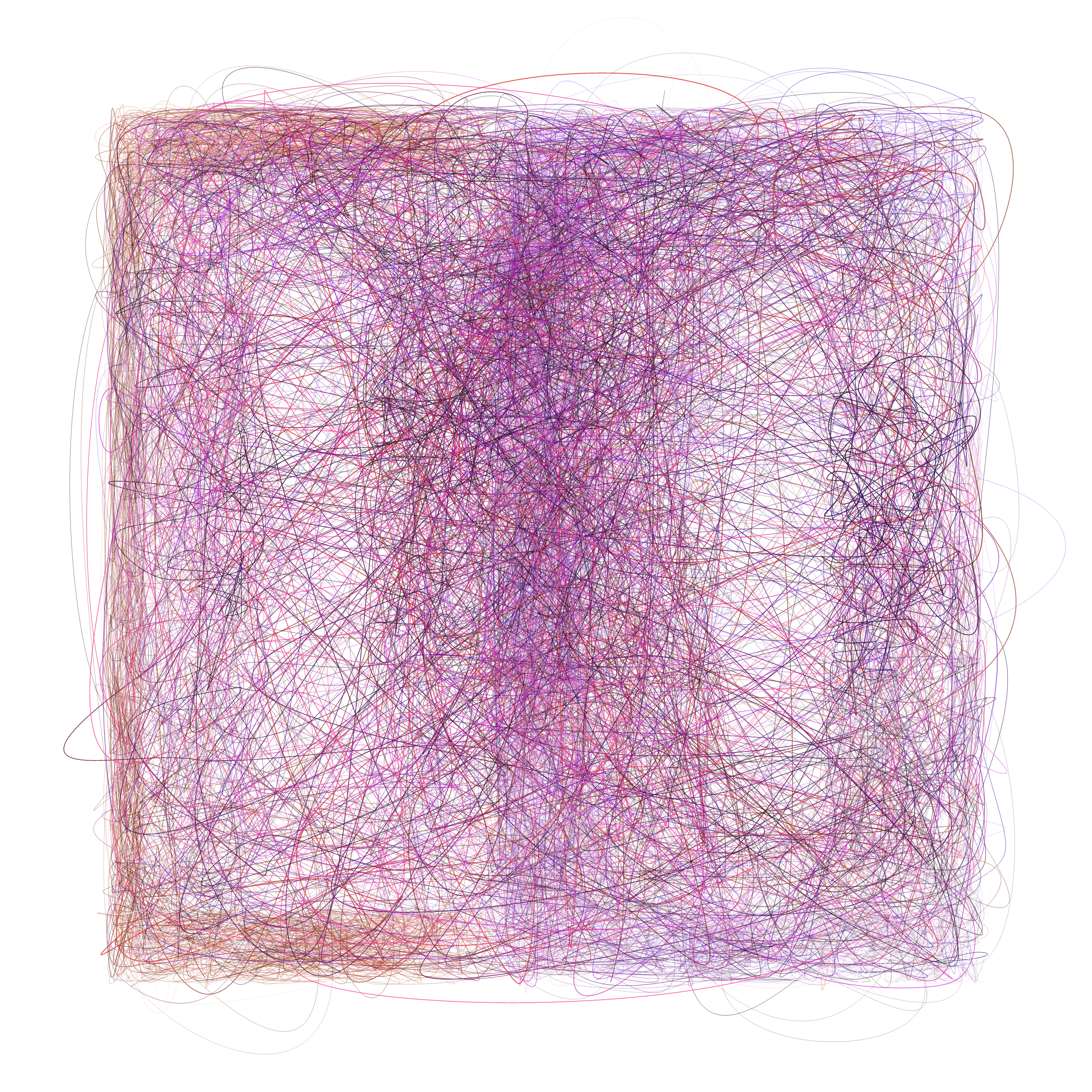 Art Blocks - Art Blocks v2 - Scribbled Boundaries #802 - NFT # 131000802