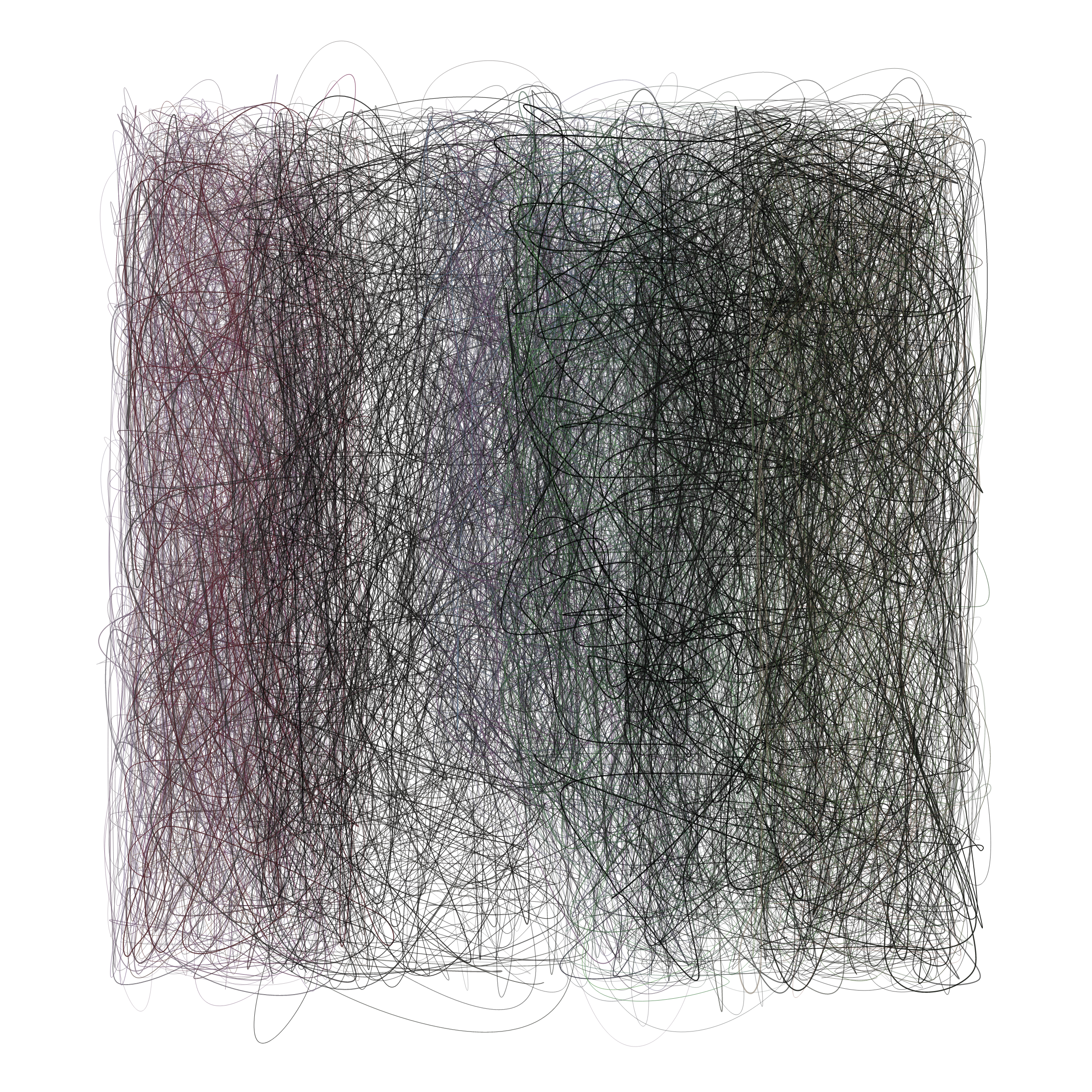 Art Blocks - Art Blocks v2 - Scribbled Boundaries #803 - NFT # 131000803