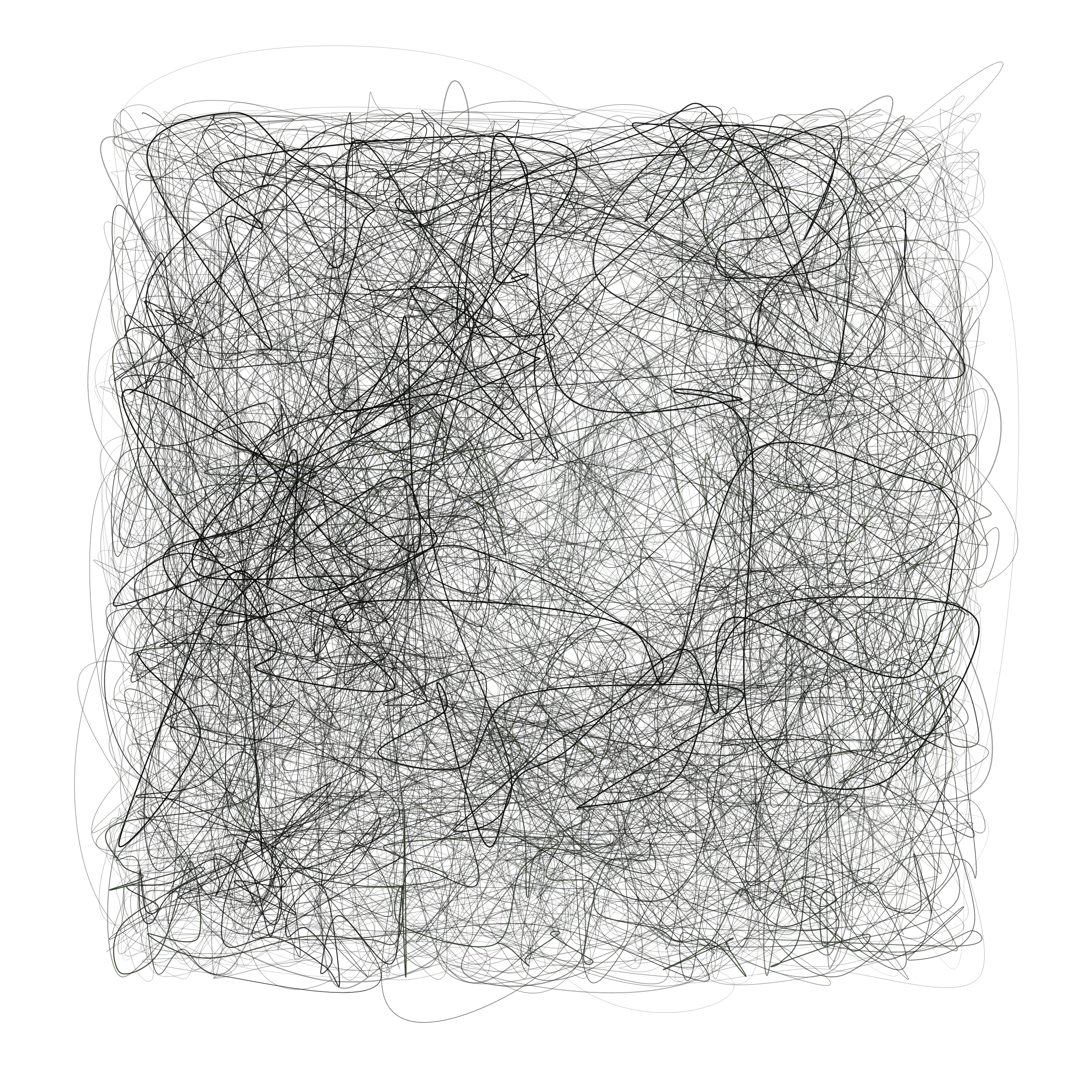 Art Blocks - Art Blocks v2 - Scribbled Boundaries #808 - NFT # 131000808