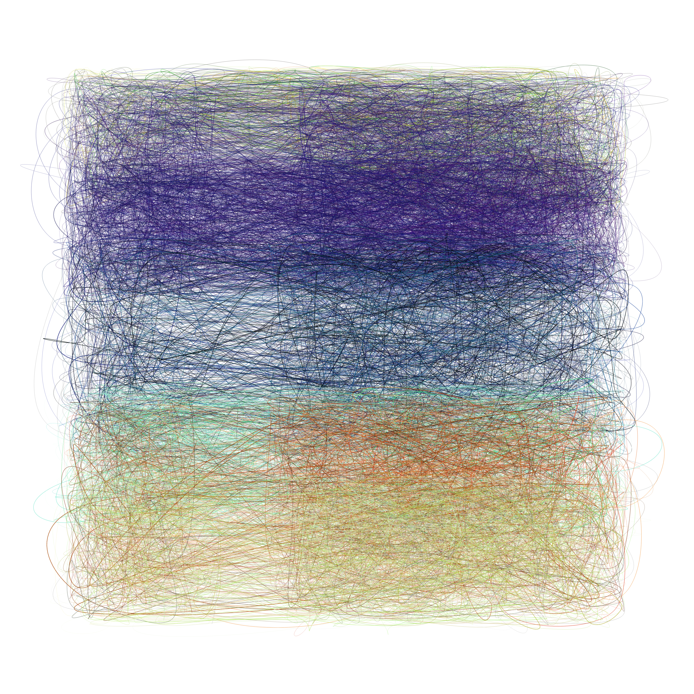 Art Blocks - Art Blocks v2 - Scribbled Boundaries #809 - NFT # 131000809