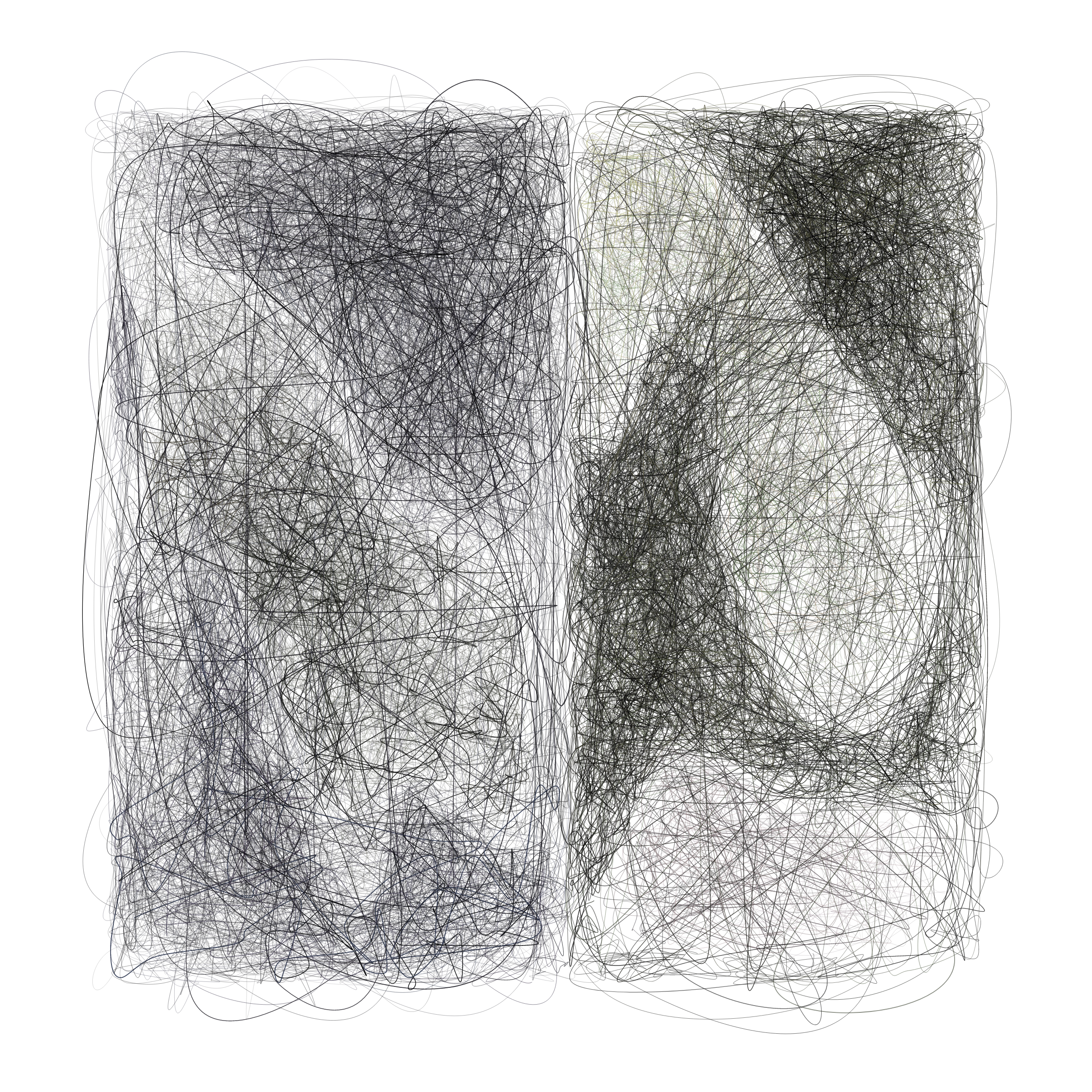 Art Blocks - Art Blocks v2 - Scribbled Boundaries #811 - NFT # 131000811