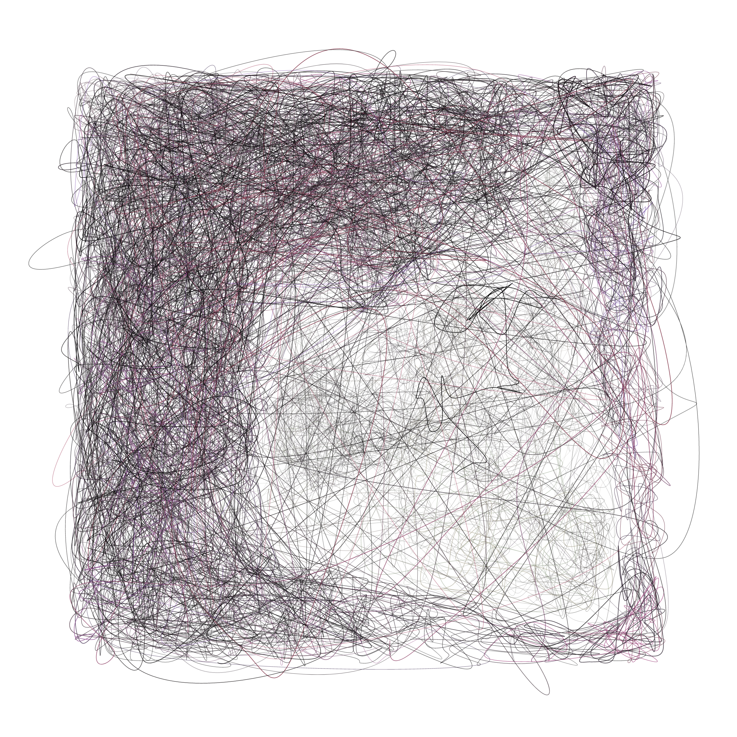 Art Blocks - Art Blocks v2 - Scribbled Boundaries #812 - NFT # 131000812