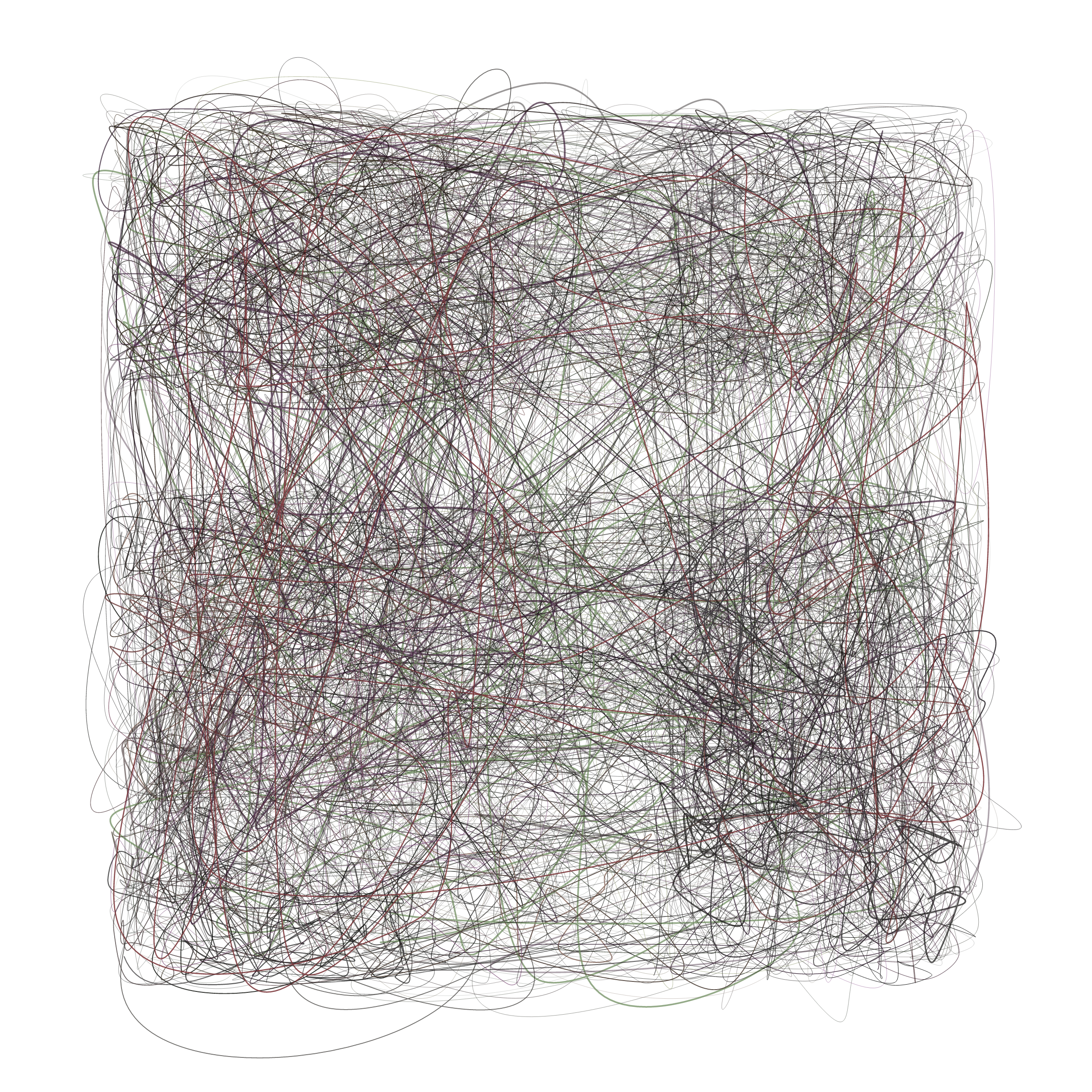 Art Blocks - Art Blocks v2 - Scribbled Boundaries #813 - NFT # 131000813