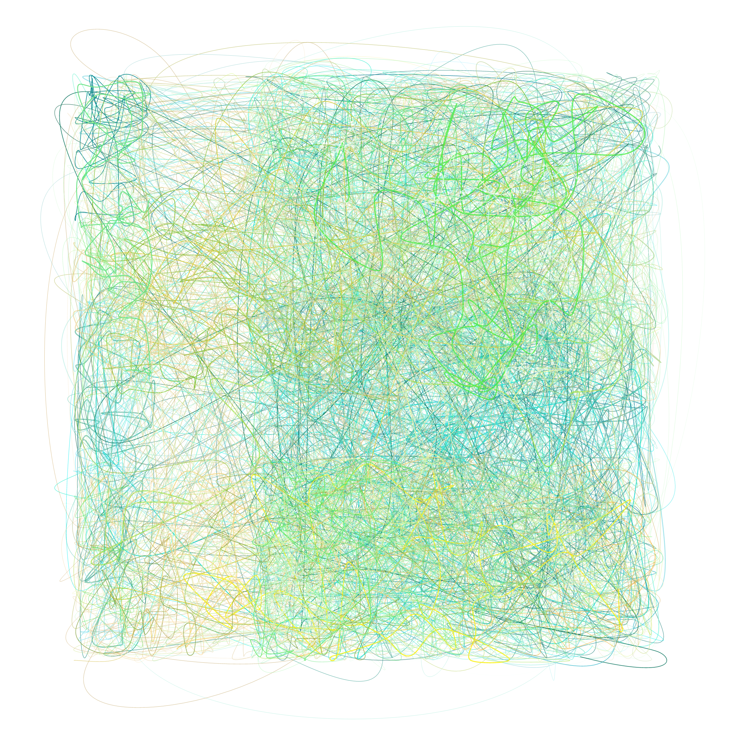 Art Blocks - Art Blocks v2 - Scribbled Boundaries #819 - NFT # 131000819