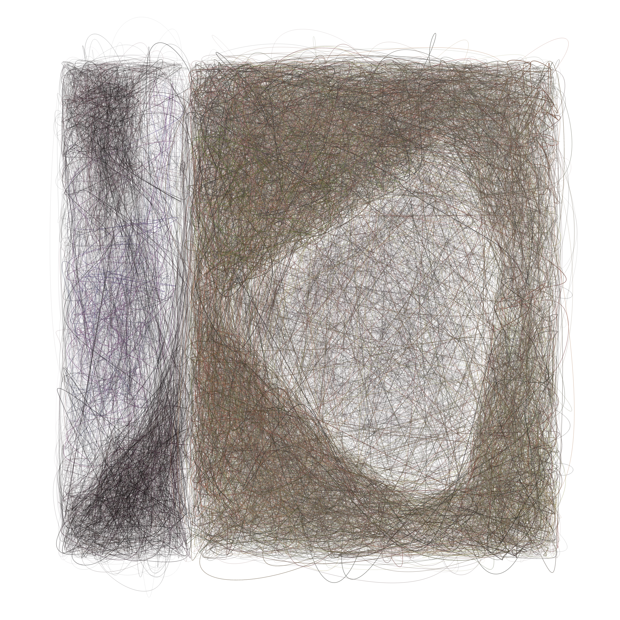 Art Blocks - Art Blocks v2 - Scribbled Boundaries #821 - NFT # 131000821