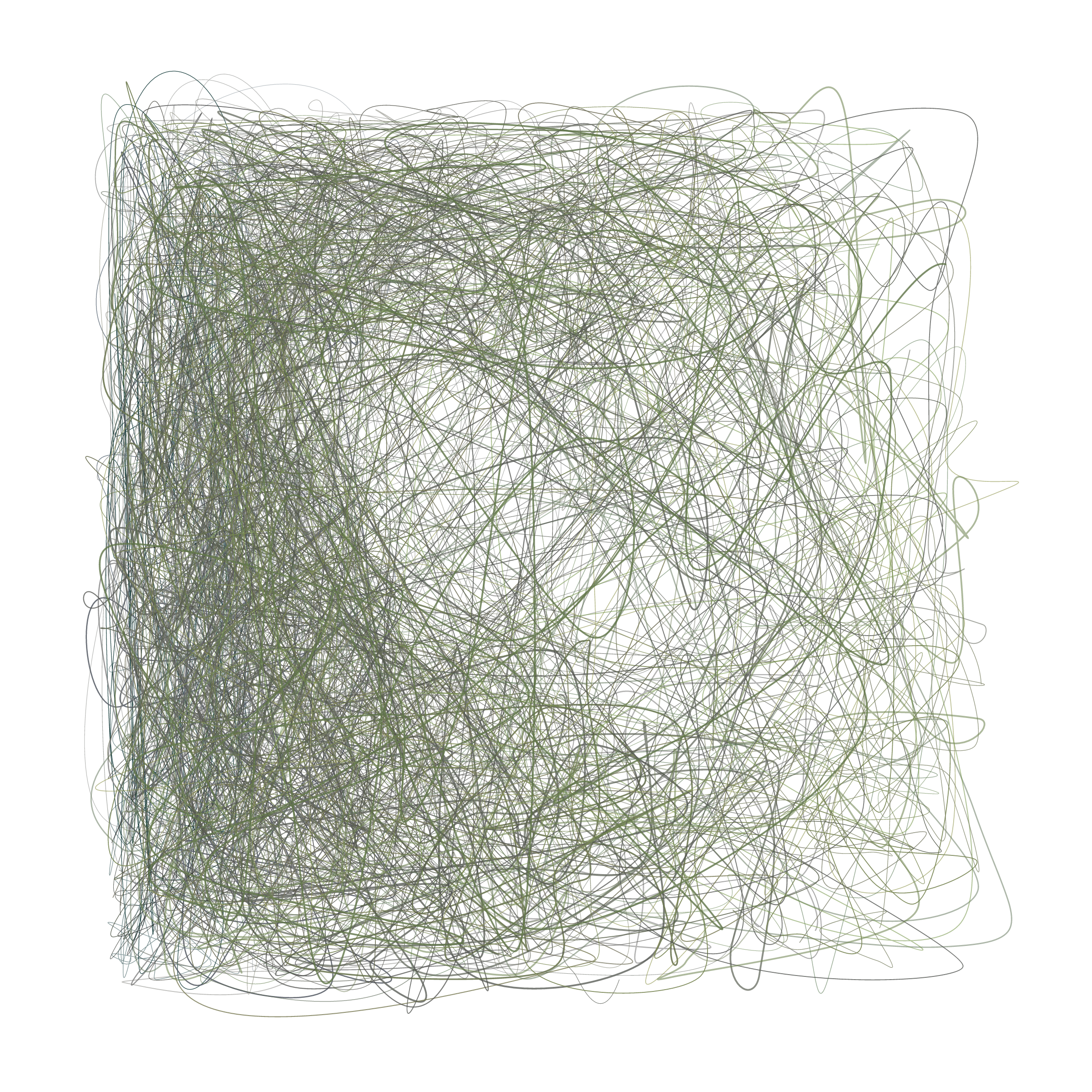 Art Blocks - Art Blocks v2 - Scribbled Boundaries #824 - NFT # 131000824