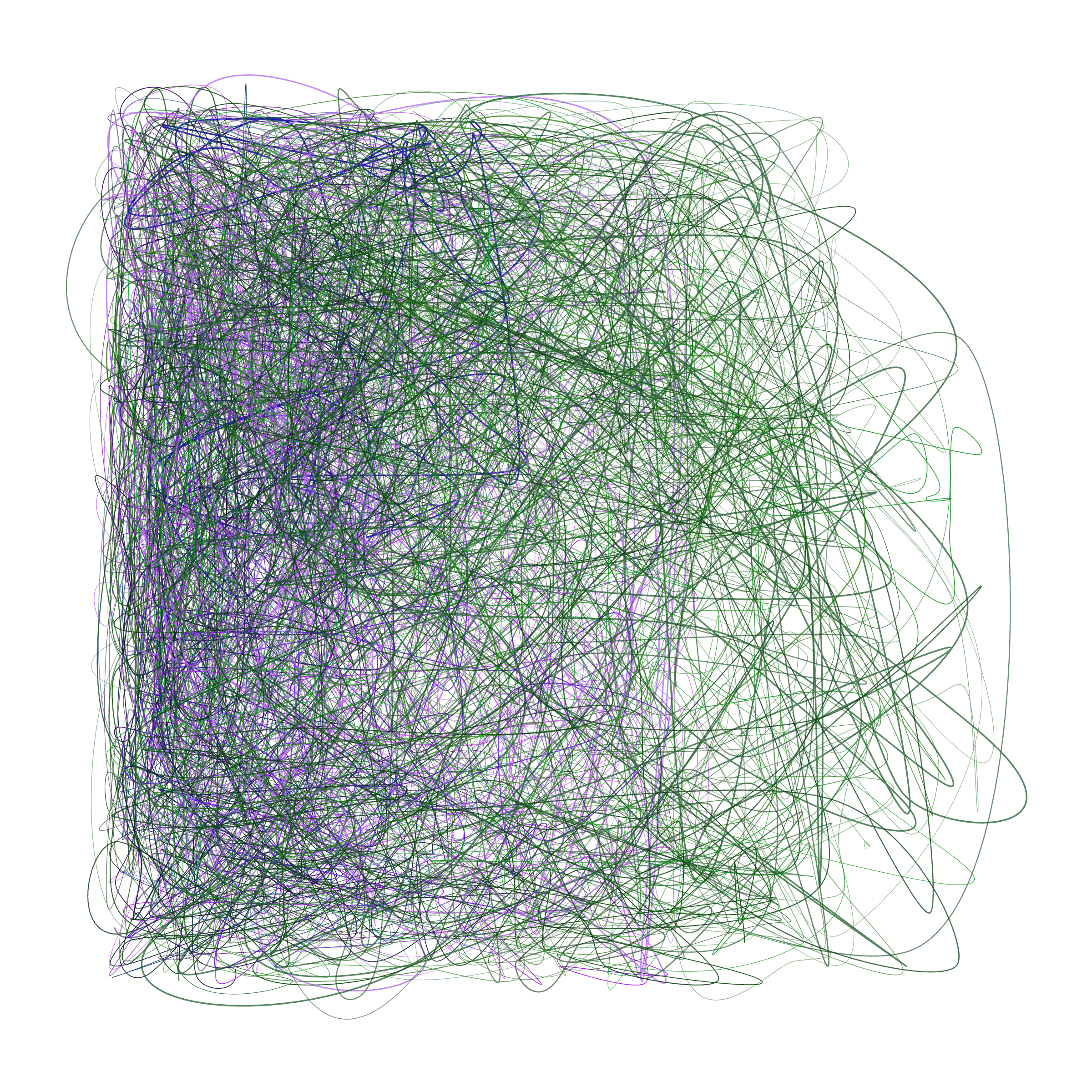 Art Blocks - Art Blocks v2 - Scribbled Boundaries #827 - NFT # 131000827