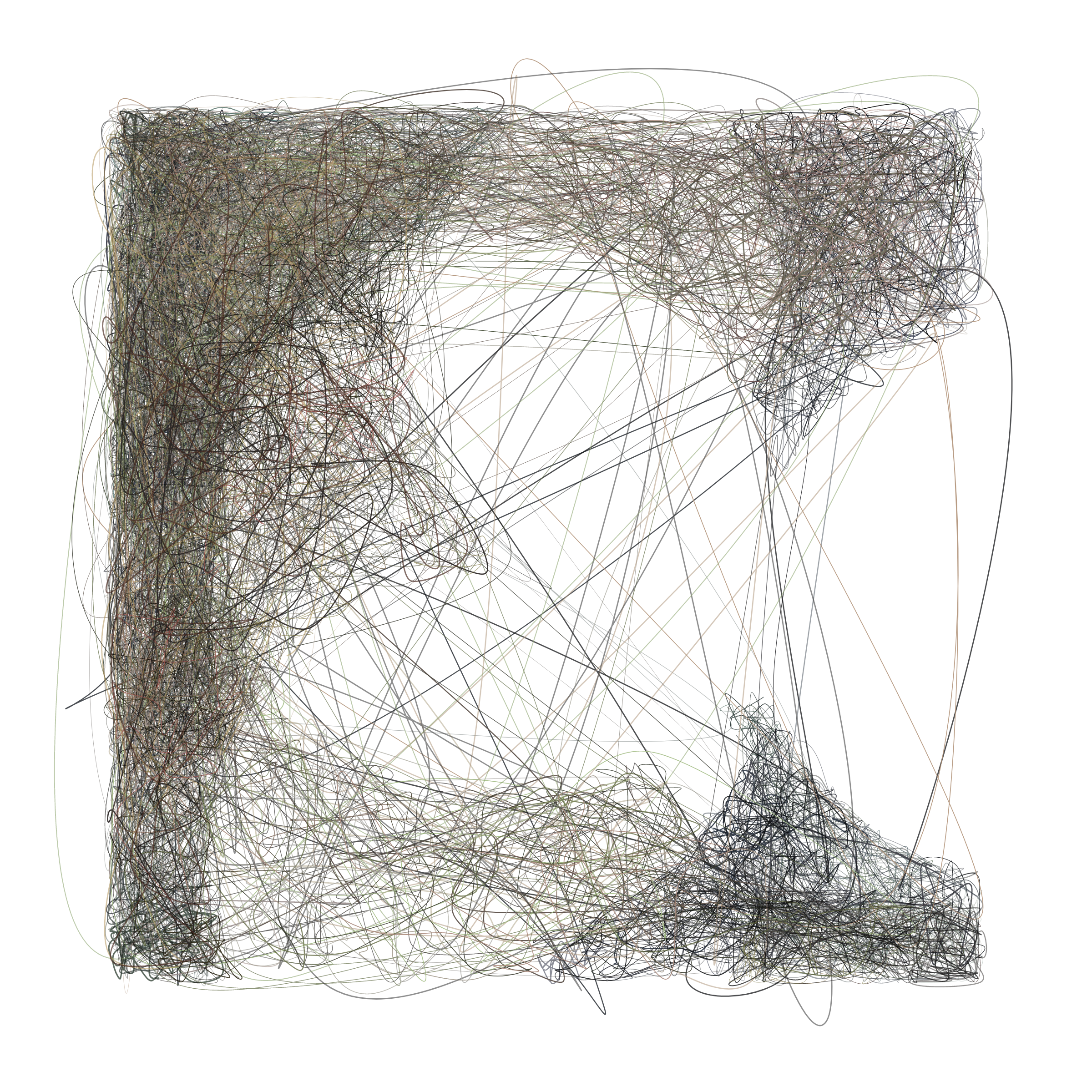 Art Blocks - Art Blocks v2 - Scribbled Boundaries #830 - NFT # 131000830