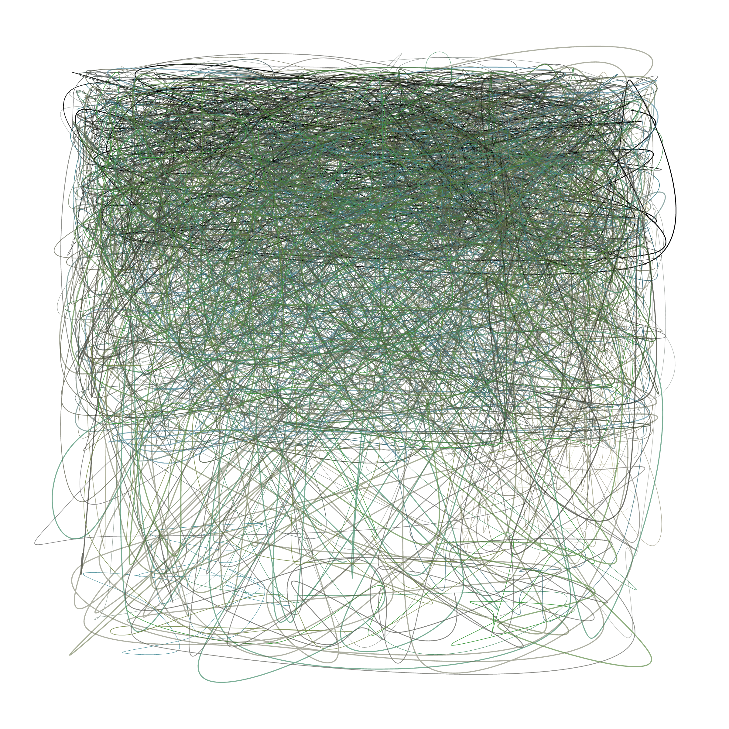 Art Blocks - Art Blocks v2 - Scribbled Boundaries #833 - NFT # 131000833