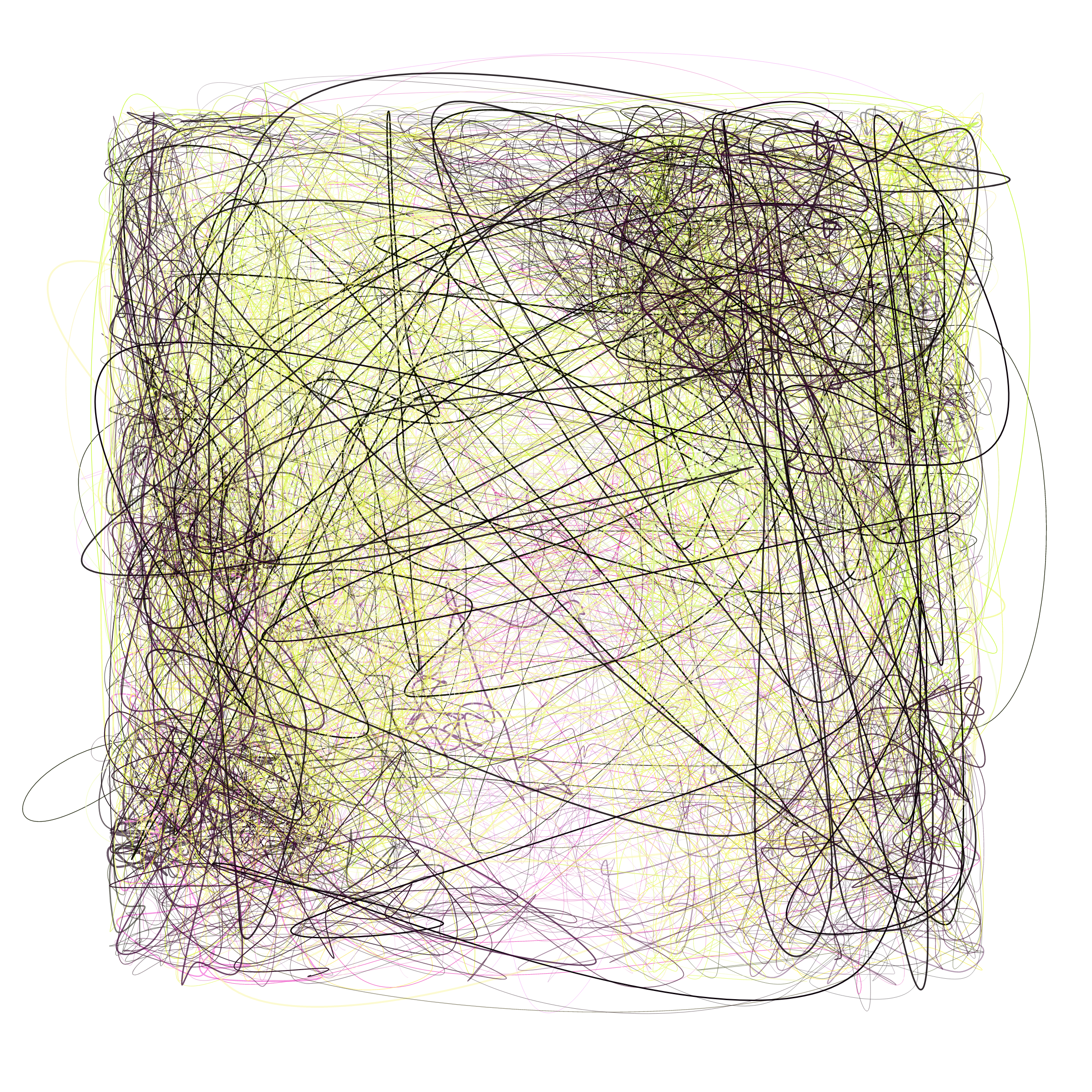 Art Blocks - Art Blocks v2 - Scribbled Boundaries #834 - NFT # 131000834