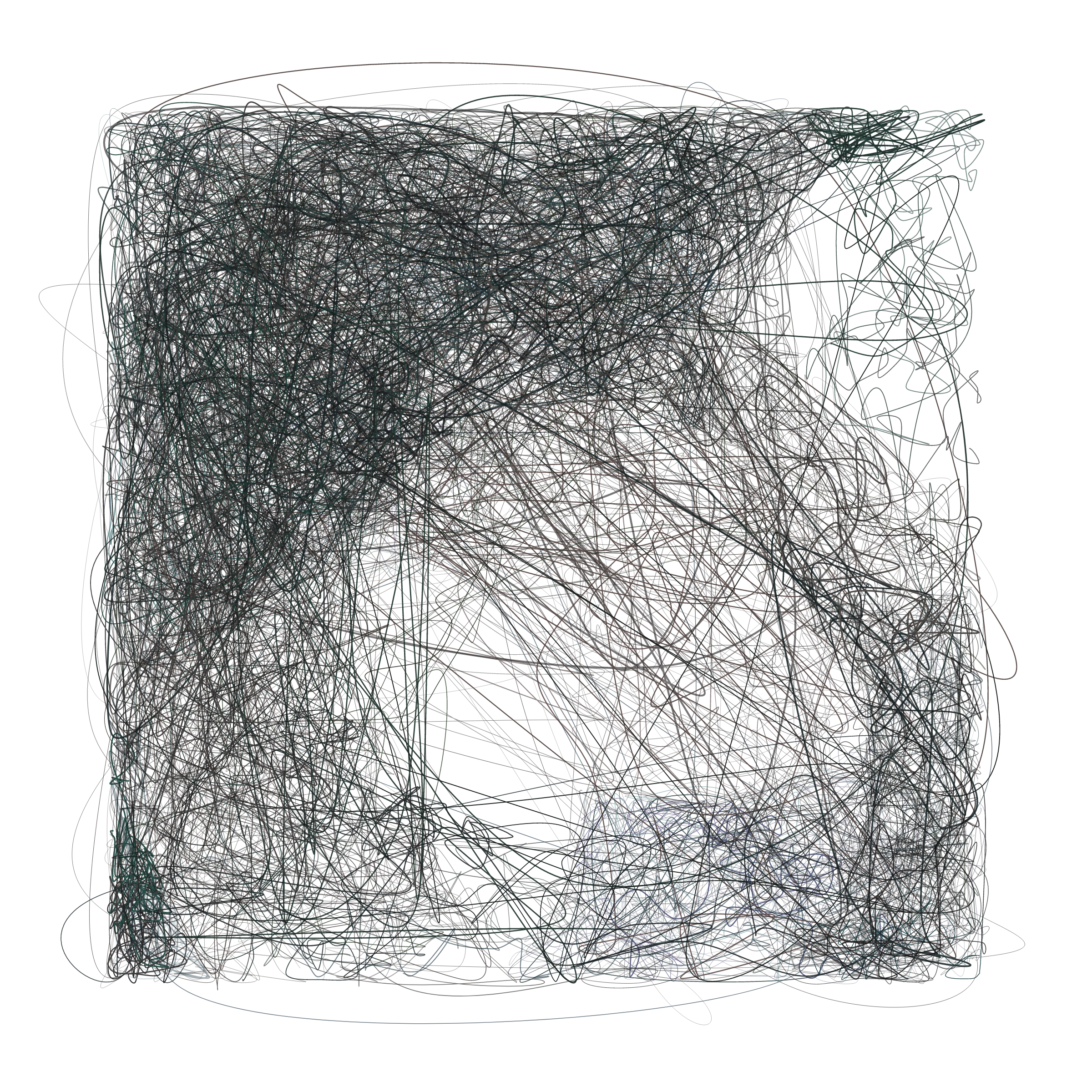 Art Blocks - Art Blocks v2 - Scribbled Boundaries #836 - NFT # 131000836