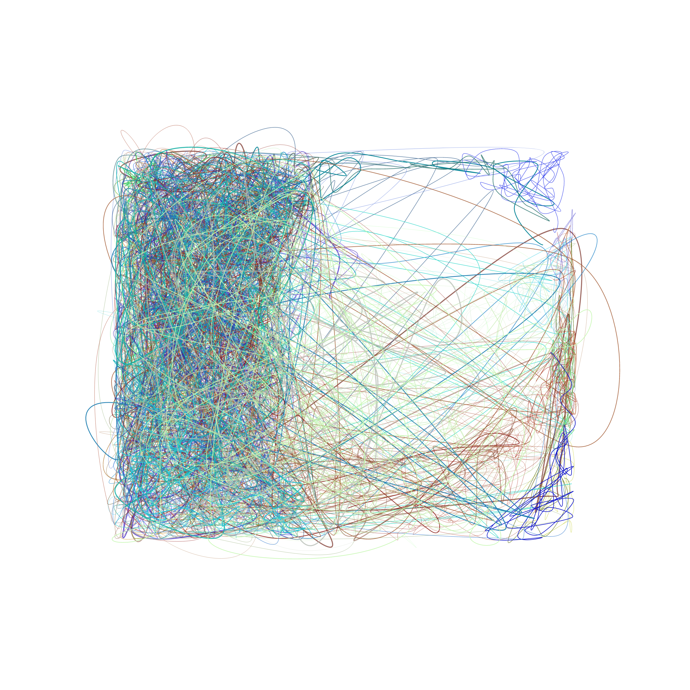 Art Blocks - Art Blocks v2 - Scribbled Boundaries #837 - NFT # 131000837