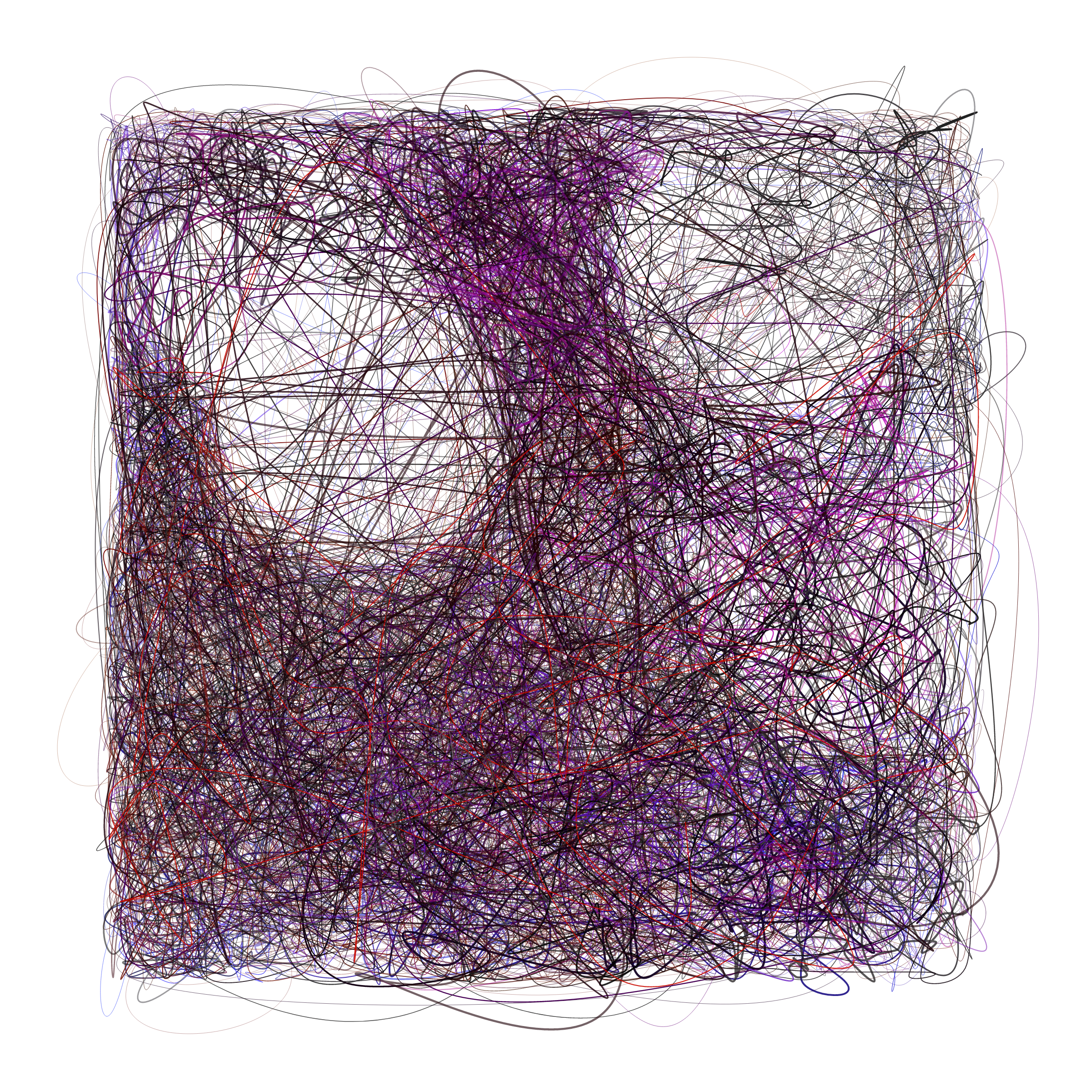 Art Blocks - Art Blocks v2 - Scribbled Boundaries #841 - NFT # 131000841